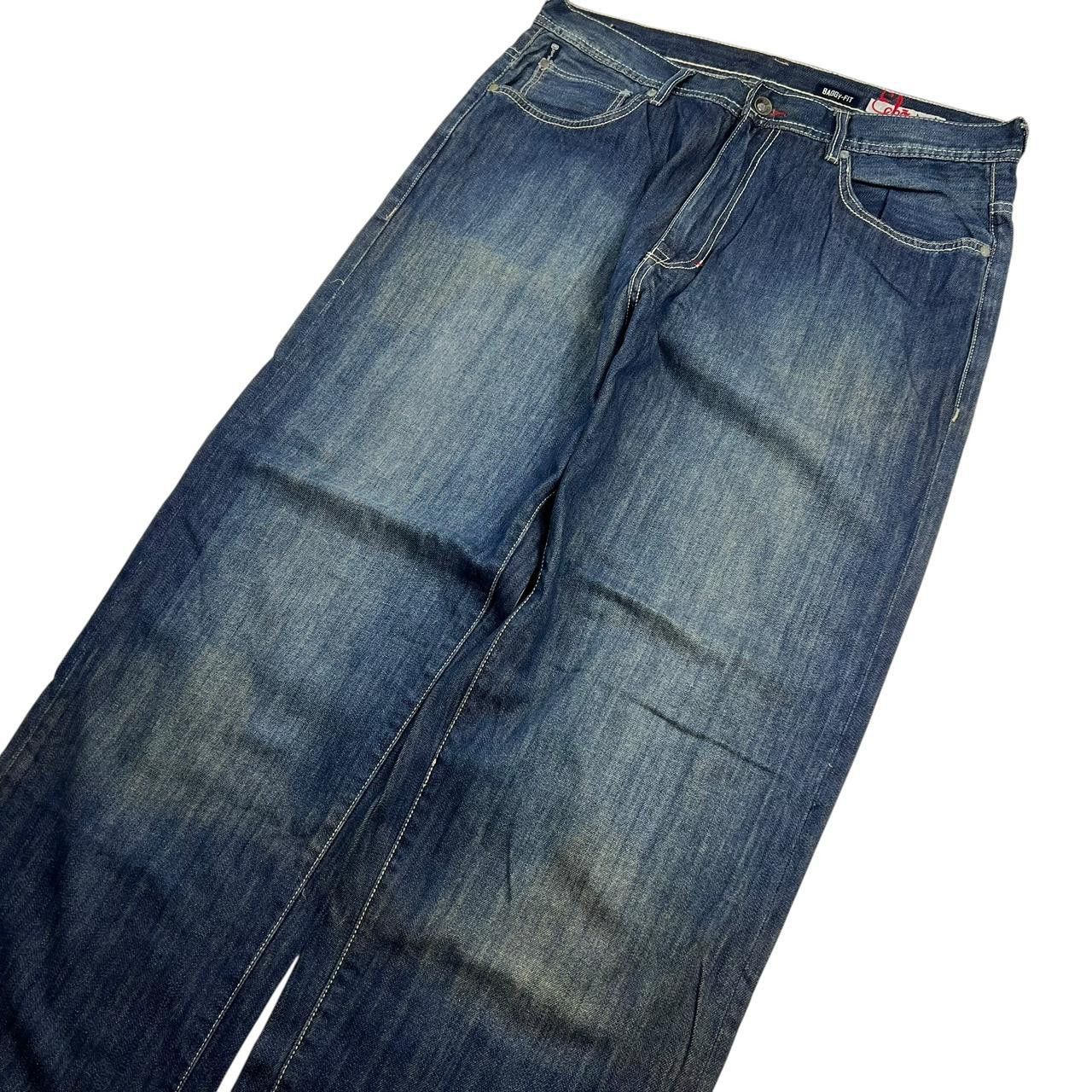 Ecko Unltd. Vintage Ecko Unltd Baggy Embroidered Jeans - Waist: 38” Size US 38 / EU 54 - 6 Thumbnail