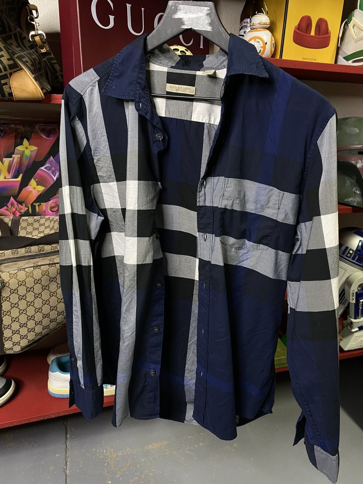 Burberry Burberry Button Up Men’s Long Sleeve T-Shirt Medium Size US M / EU 48-50 / 2 - 1 Thumbnail