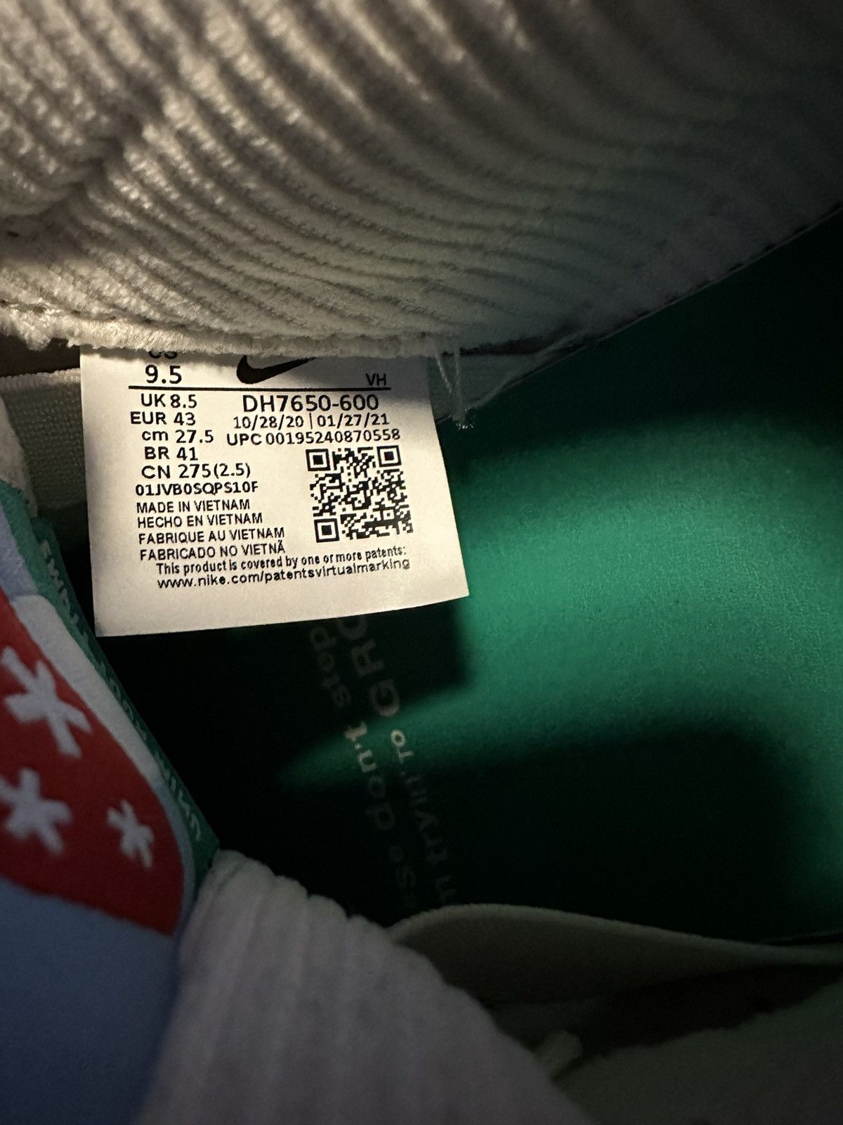 Nike × Stingwater LOW SB DUNK “STINGWATER” Size US 9.5 / EU 42-43 - 13 Thumbnail