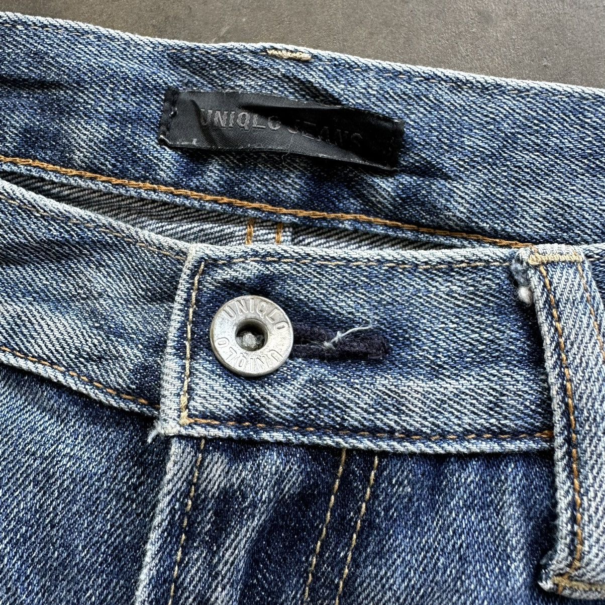 Japanese Brand Vintage Japanese Faded Jean Distressed Denim Pant W31 Size US 31 - 4 Thumbnail