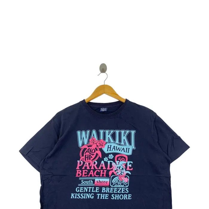 Vintage WAIKIKI HAWAII ALOHA Paradise Beach South Shore Tee Shirt Size XL / US 12-14 / IT 48-50 - 2 Thumbnail