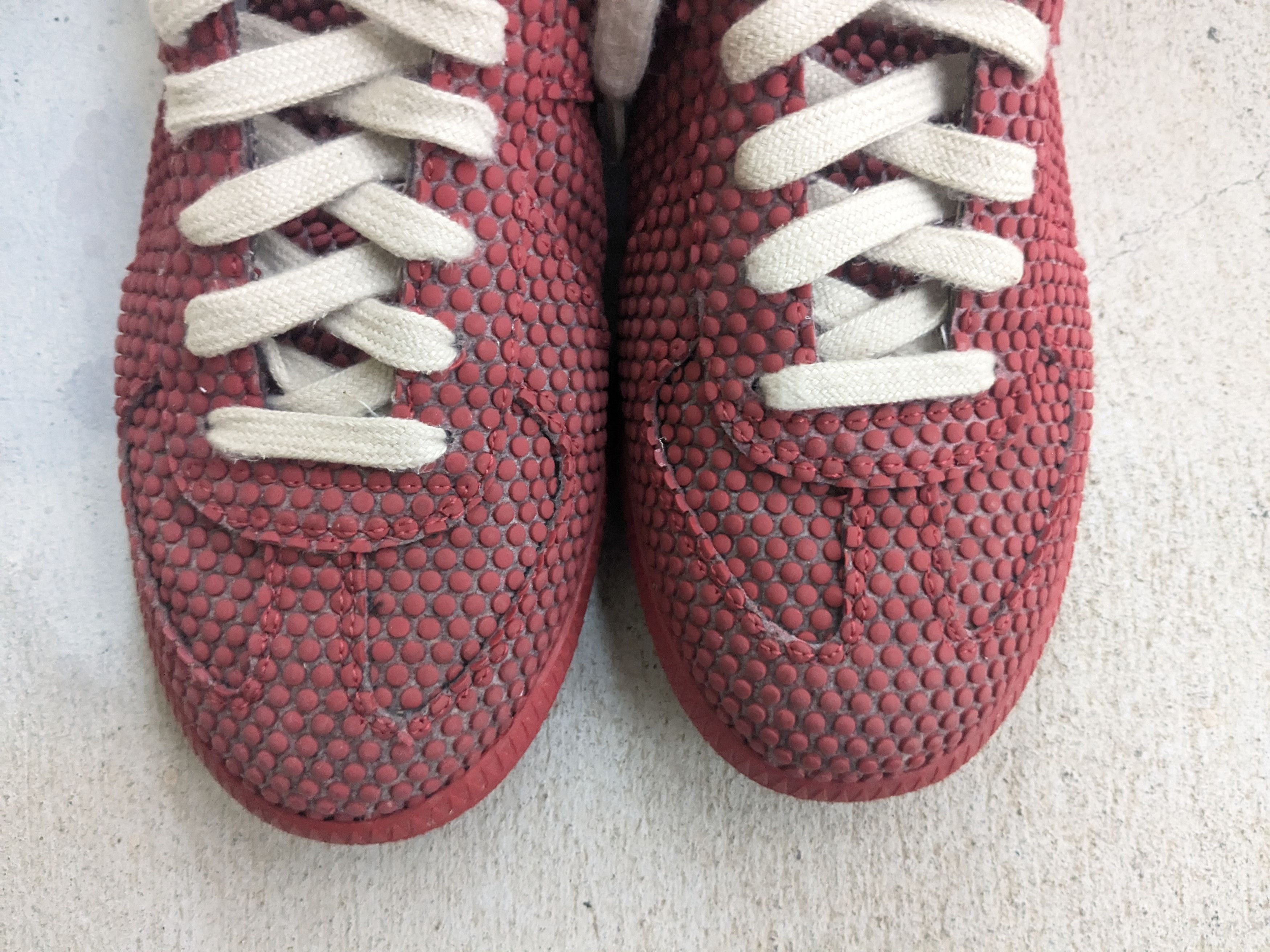 Maison Margiela Maison Margiela GAT High Tops Red 6 39 Rubber Leather Size US 6 / EU 39 - 3 Thumbnail