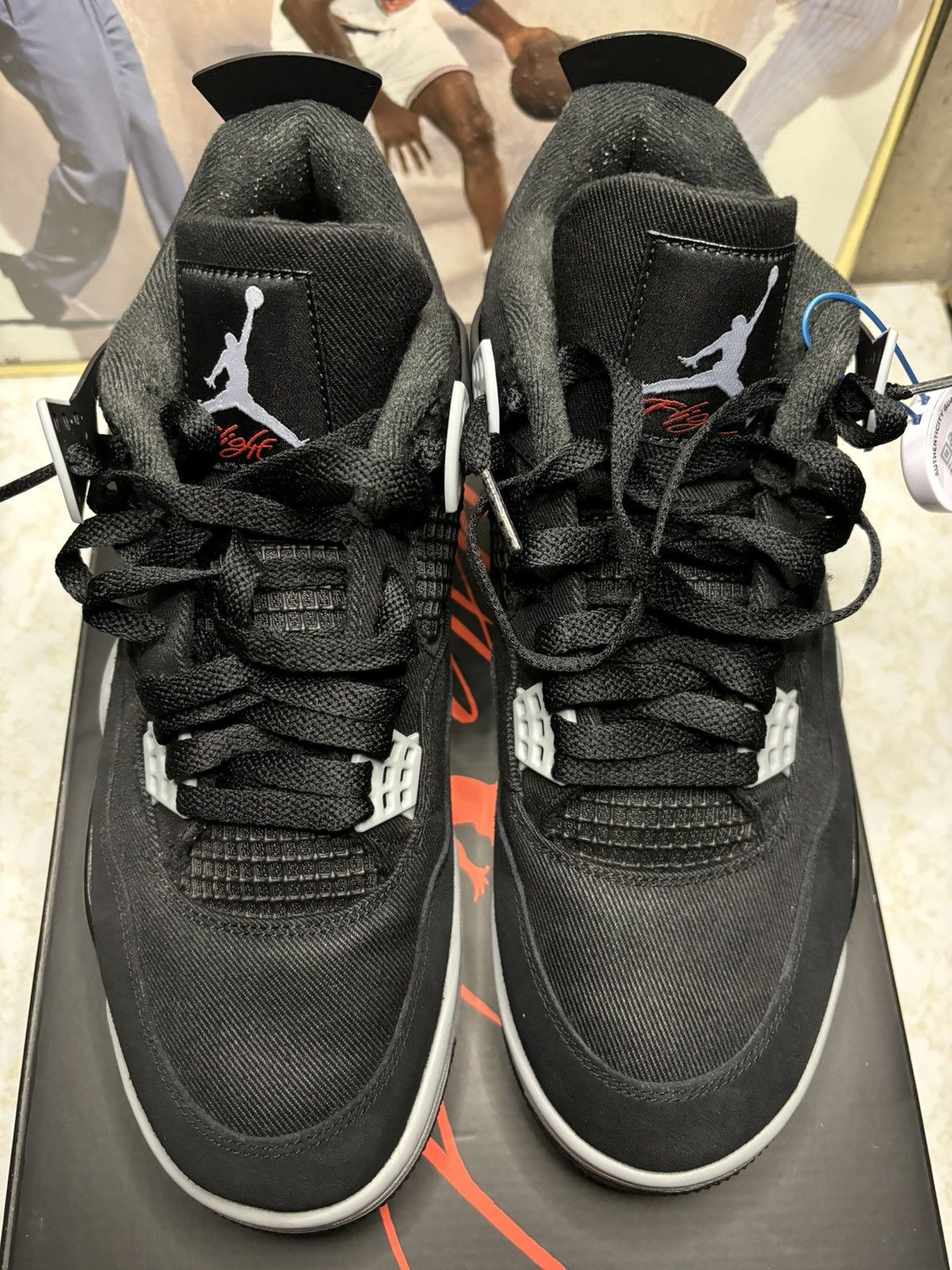 Jordan Brand Jordan Retro 4 ‘canvas’ Size US 12 / EU 45 - 2 Thumbnail