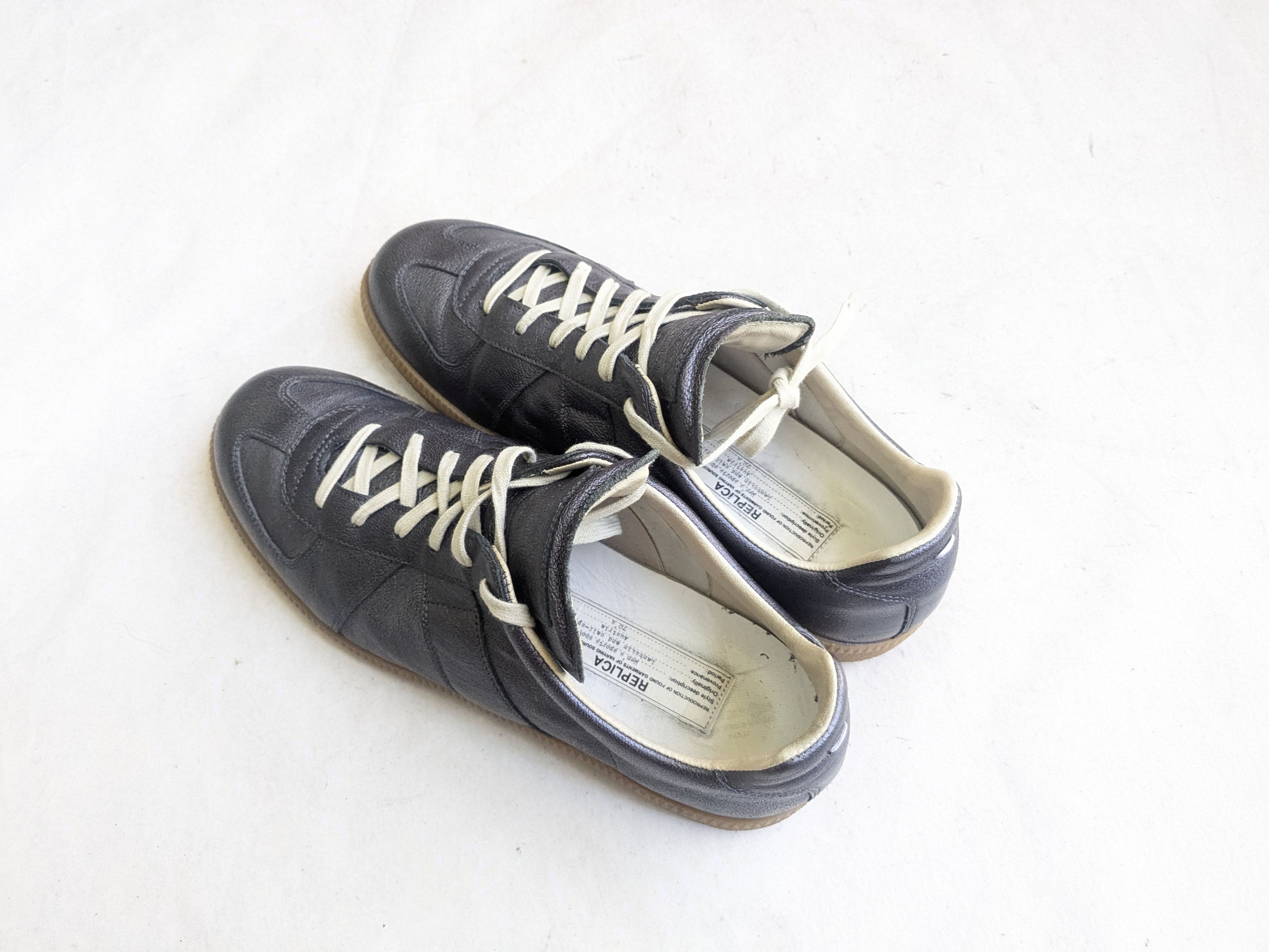 Maison Margiela Margiela Replica Size 42 9 Silver Gum Low Tops Size US 9 / EU 42 - 12 Thumbnail