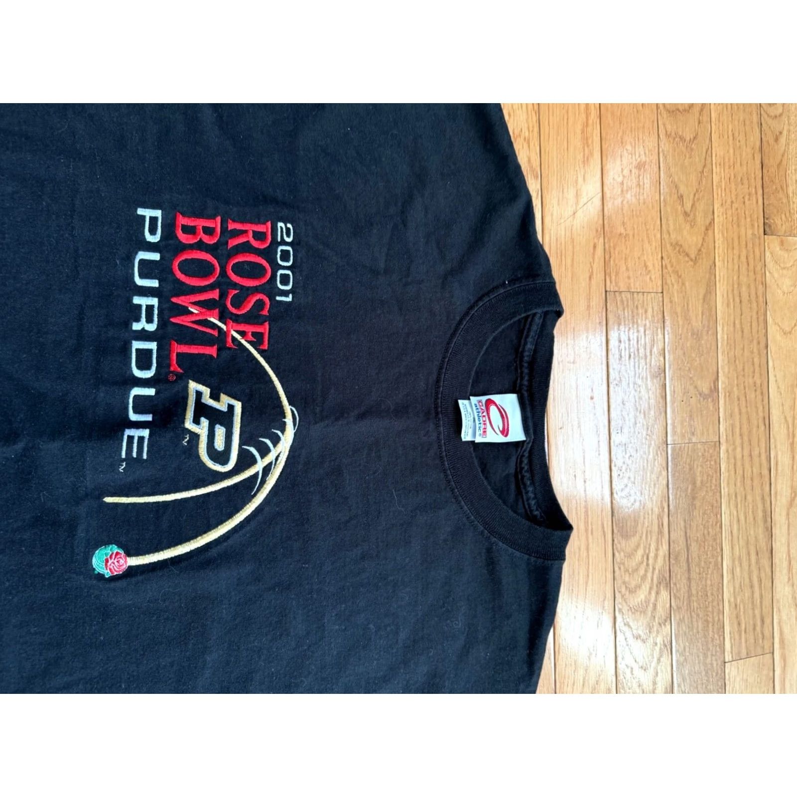 Vintage VTG 2001 Rose Bowl Purdue Boilermakers T-Shirt Men’s XXL Cadre Athletic Black Size US XXL / EU 58 / 5 - 3 Thumbnail