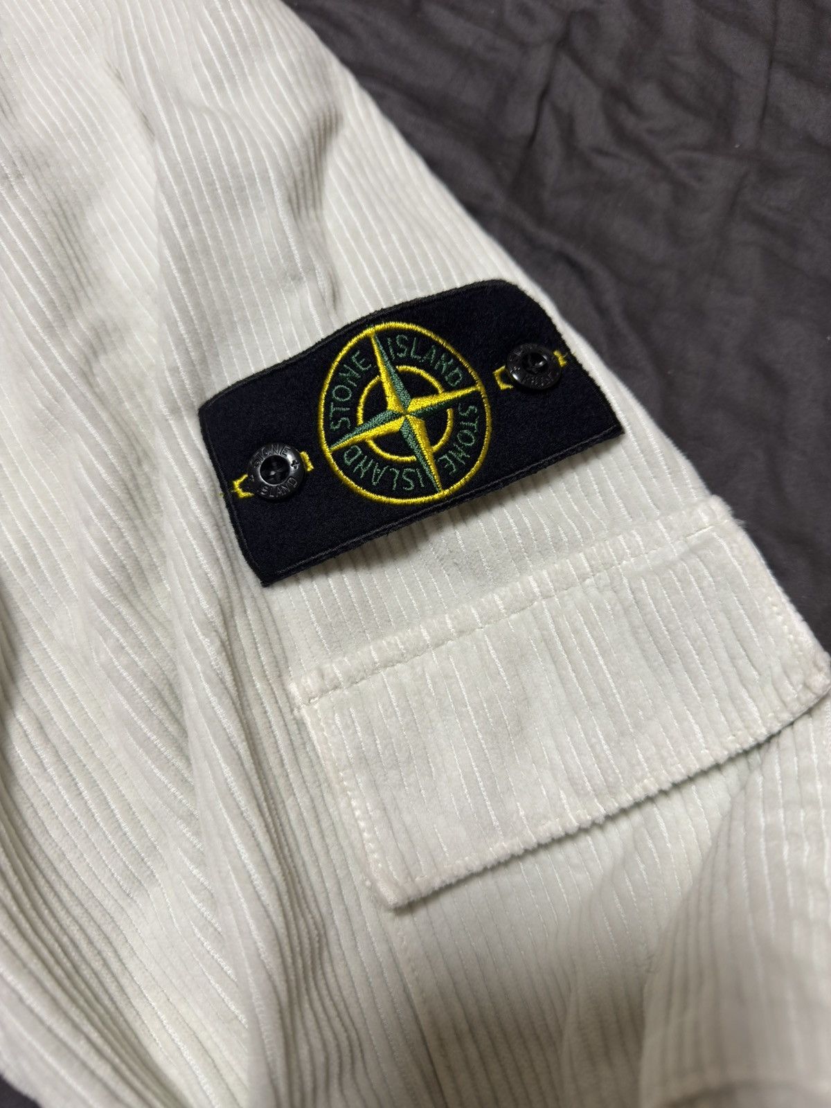 Stone Island Supreme x Stone Island Corduroy Jacket white XL Size US XL / EU 56 / 4 - 6 Thumbnail