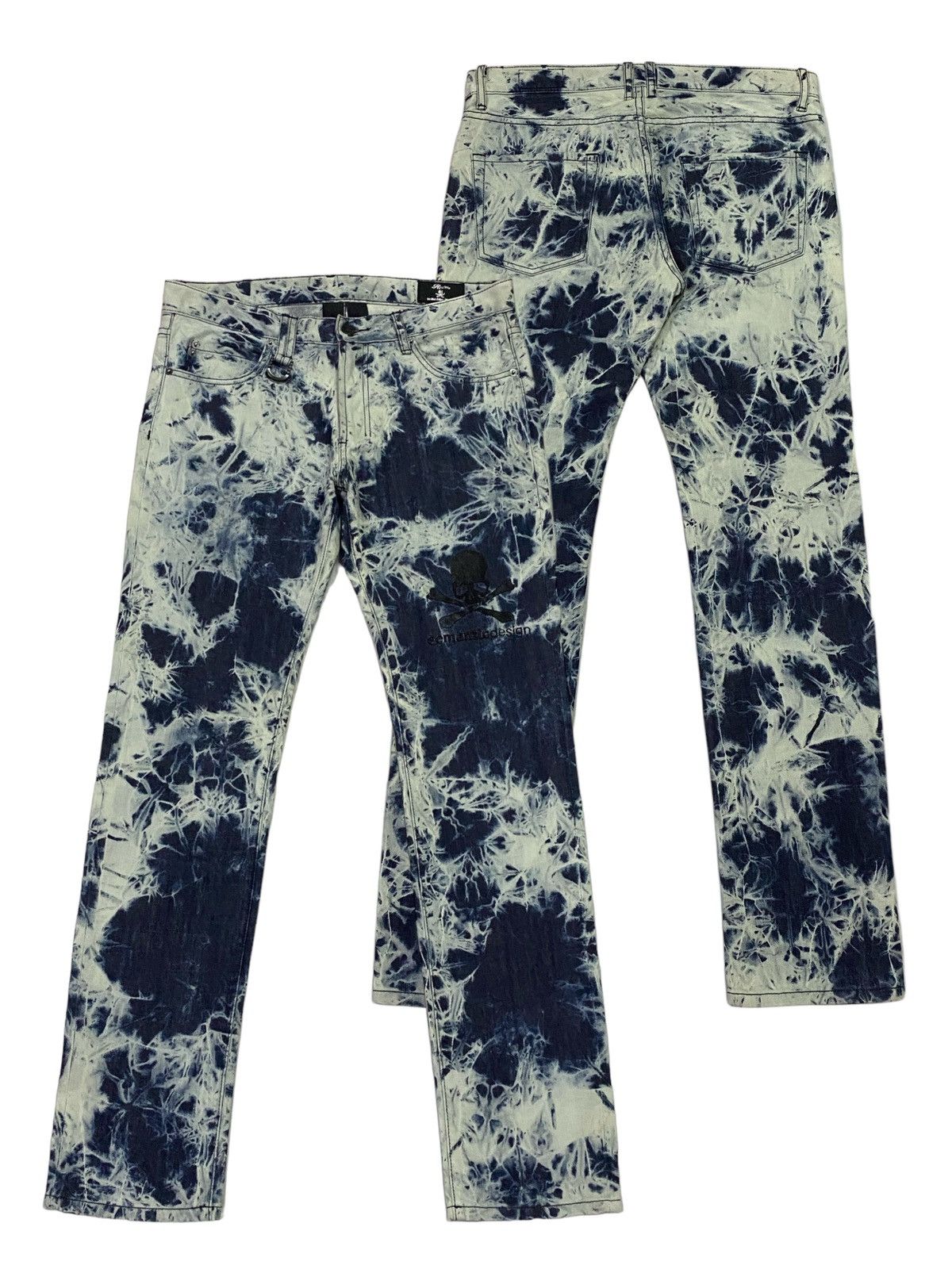 Japanese Brand × Roen × semanticdesign 2009 Roen X Semantic Design Acid Wash Denim Pants Size US 33 - 1 Thumbnail