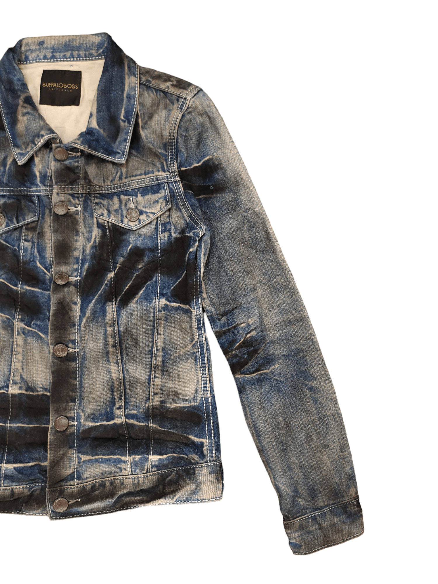 BUFFALO BOBS Buffalo Bobs Clawmark Waxed Denim Jacket Size US S / EU 44-46 / 1 - 6 Thumbnail
