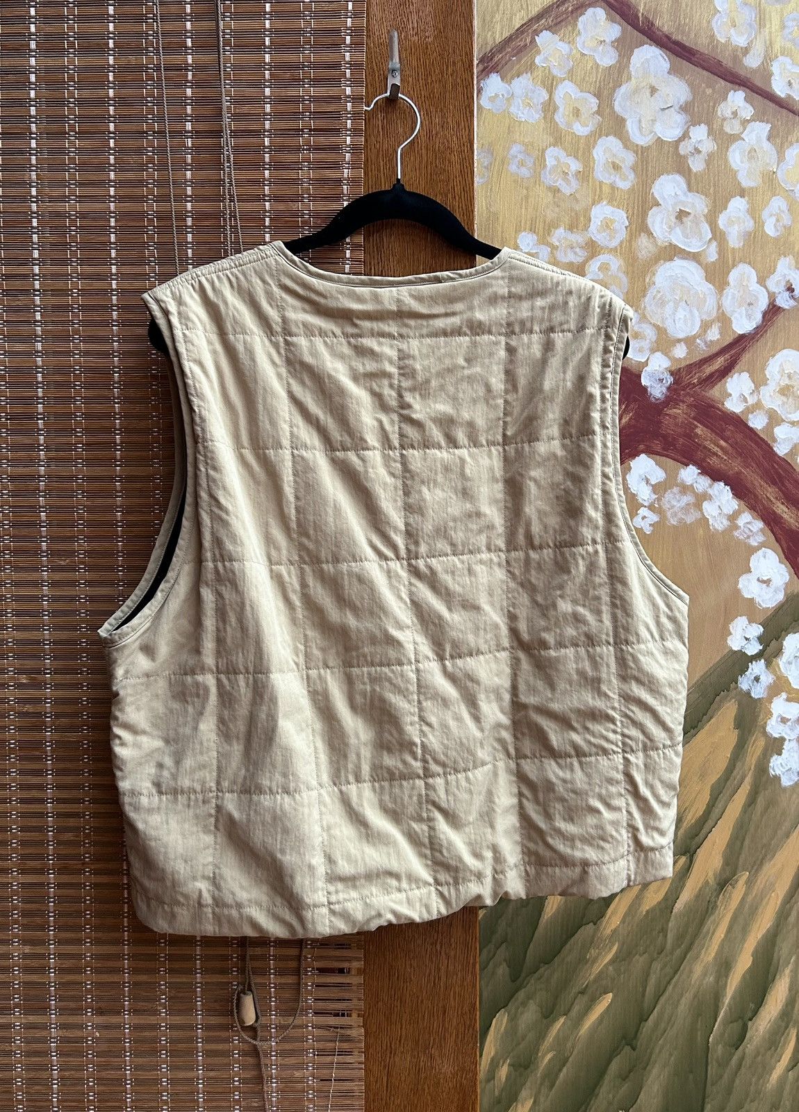 The North Face 90s The North Face Quilted Tan Windproof Vest Size L Size US L / EU 52-54 / 3 - 2 Thumbnail