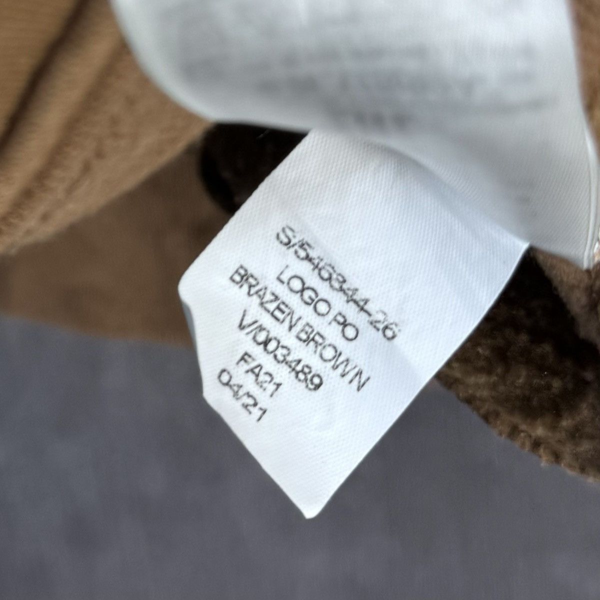 Gap Gap Brown Hoodie Embroidered Logo Fleece Lined Size S y2k Size US S / EU 44-46 / 1 - 5 Thumbnail