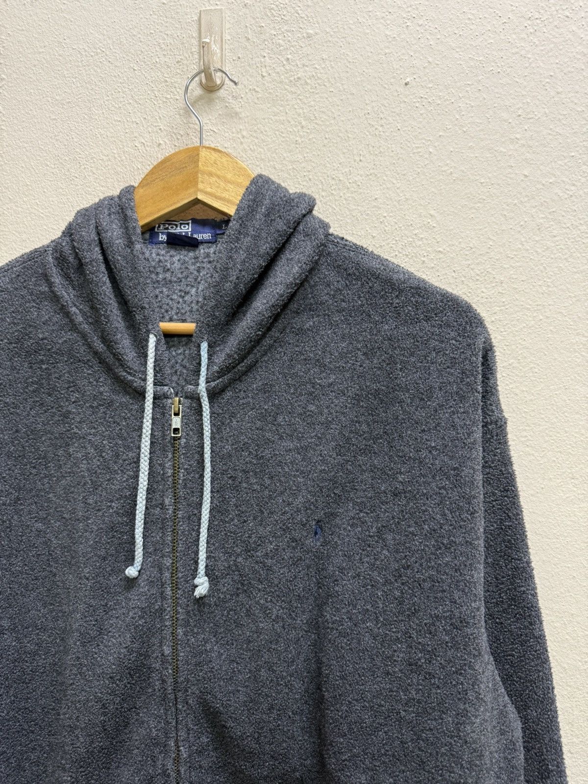 Polo Ralph Lauren Vintage Polo by Ralph Lauren Small Pony Fleece Sweater Hodie Size US XL / EU 56 / 4 - 20 Thumbnail