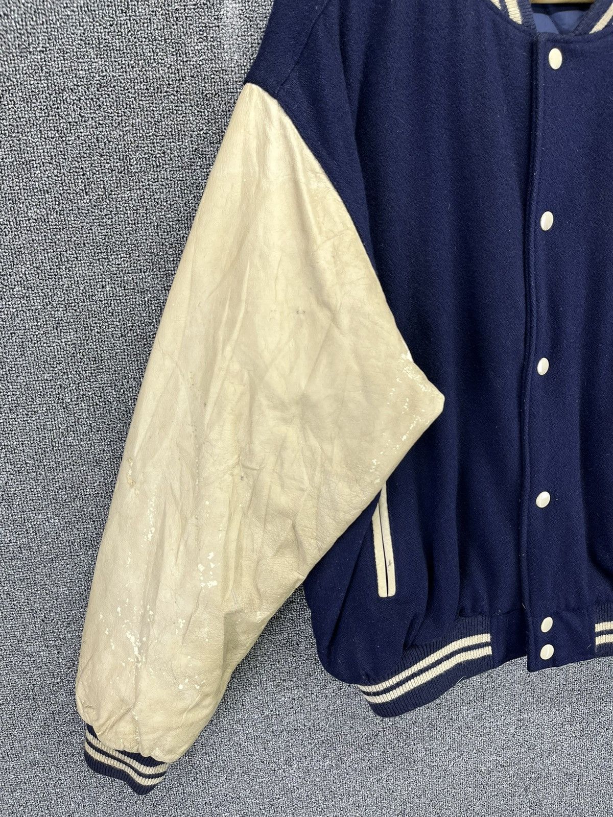 Japanese Brand Vintage Suntory Coffee Boss Varsity Leather Jacket Size US M / EU 48-50 / 2 - 12 Thumbnail