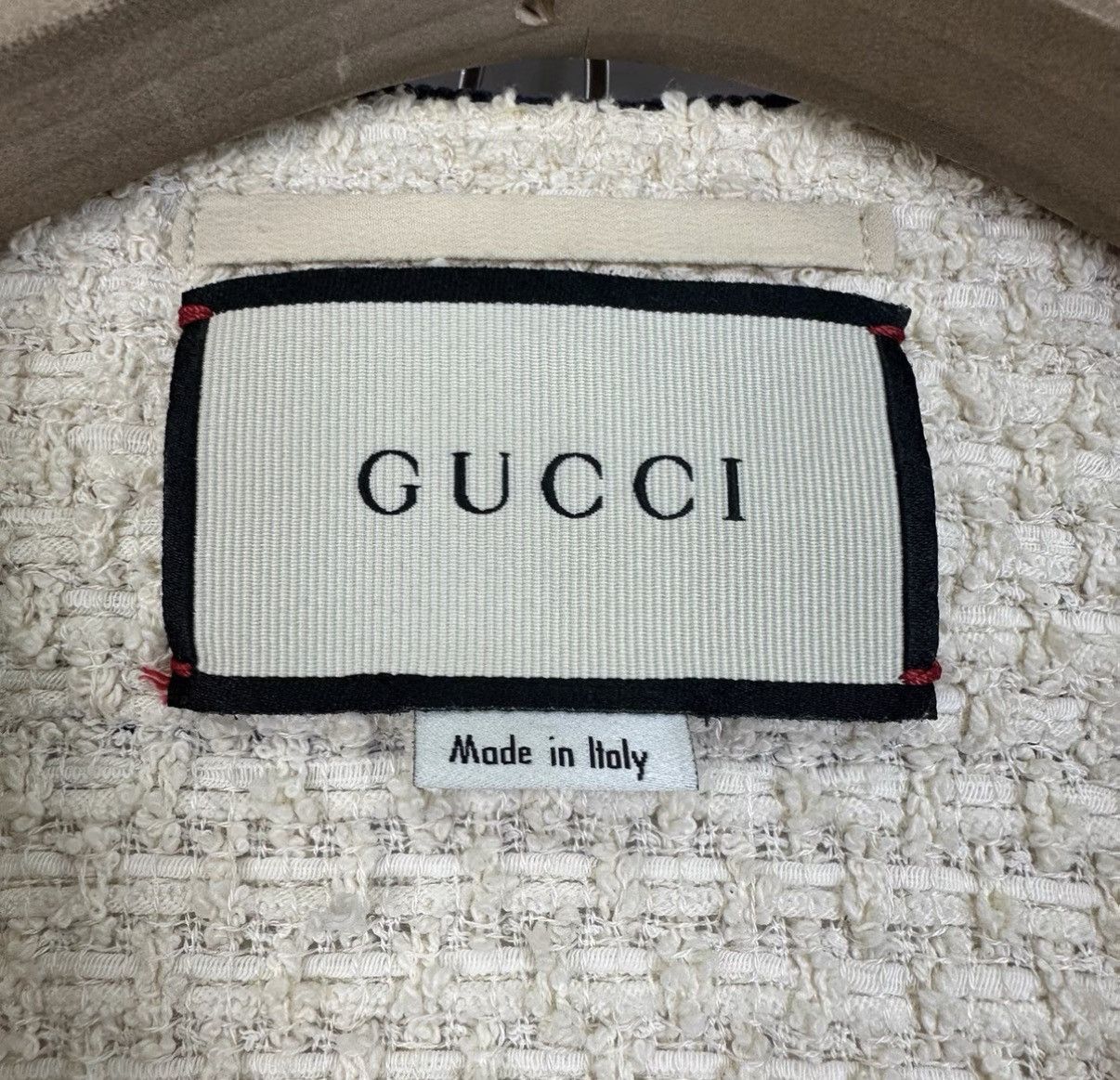 Gucci Gucci Contrast Panel Pearl Button Tweed Knit Cardigan K12 Size XS / US 0-2 / IT 36-38 - 4 Thumbnail