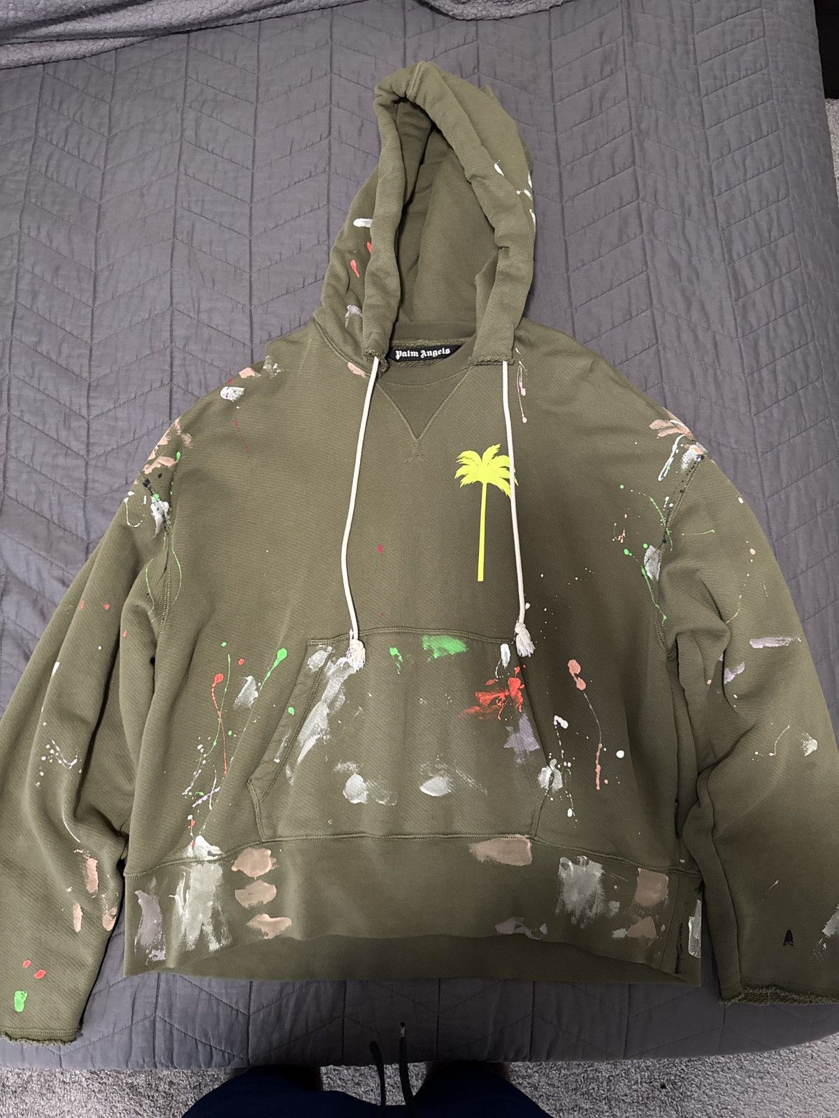 Palm Angels Palm Angles Splatter Paint Hoodie Size US S / EU 44-46 / 1 - 1 Thumbnail