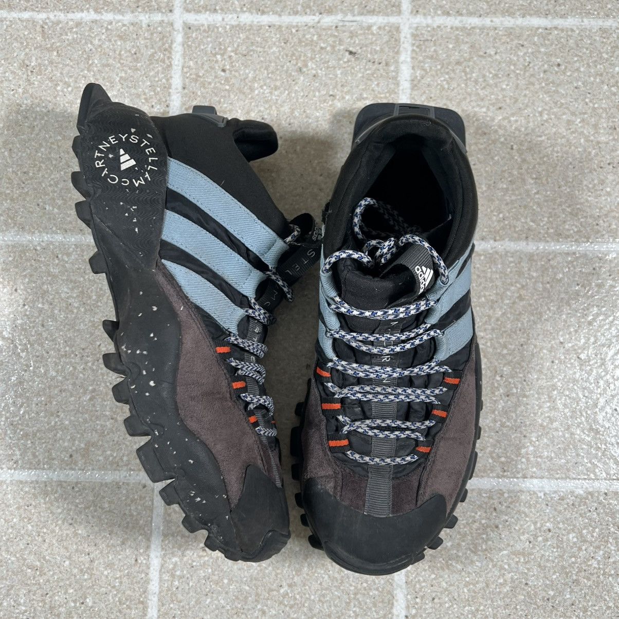 Adidas Adidas Stella McCartney Seeulater Hiking Shoes Black Blue 8 Size US 8 / IT 38 - 2 Thumbnail