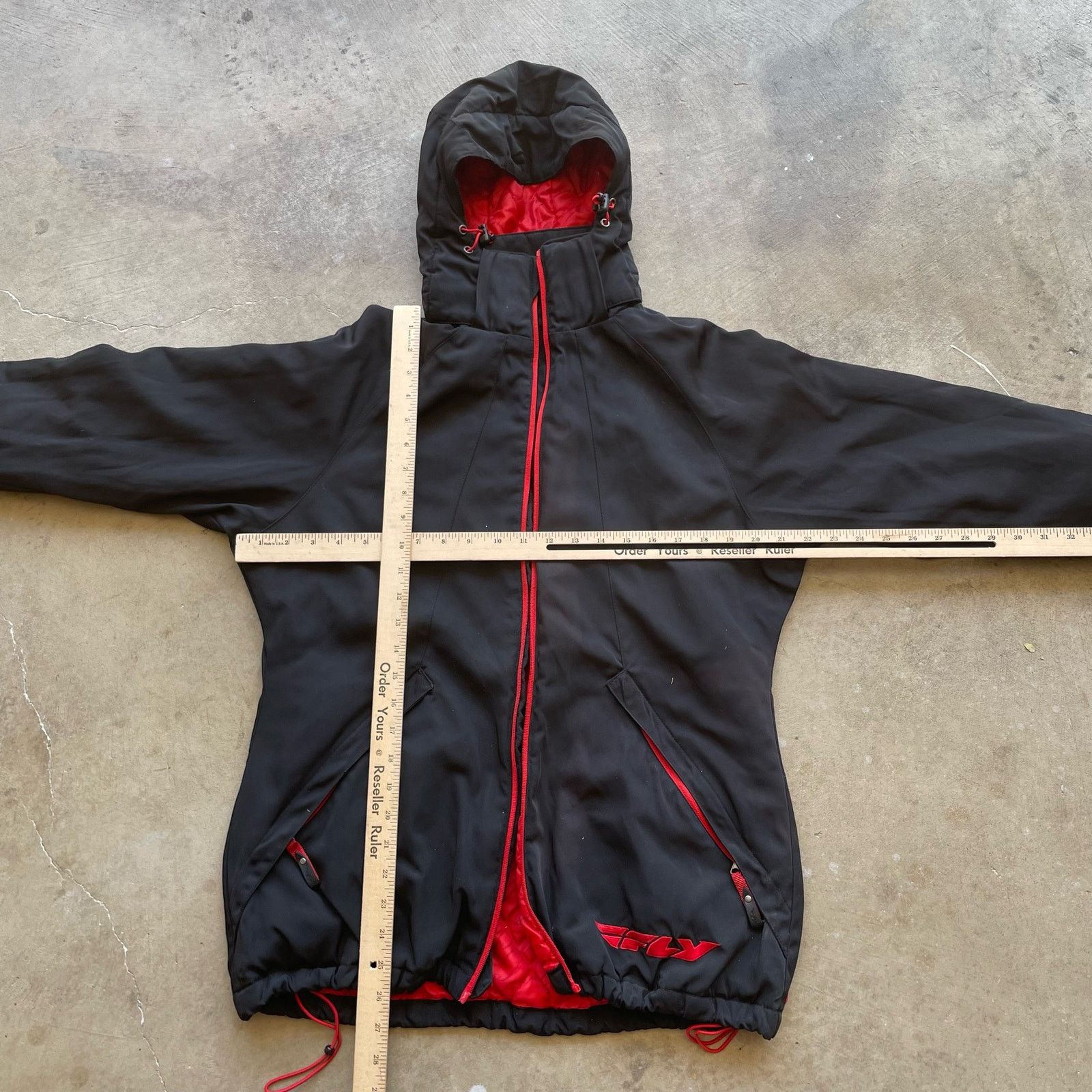 Vintage VINTAGE FLY RACING HOODED JACKET SIZE MEDIUM RED COAT Size US M / EU 48-50 / 2 - 7 Thumbnail