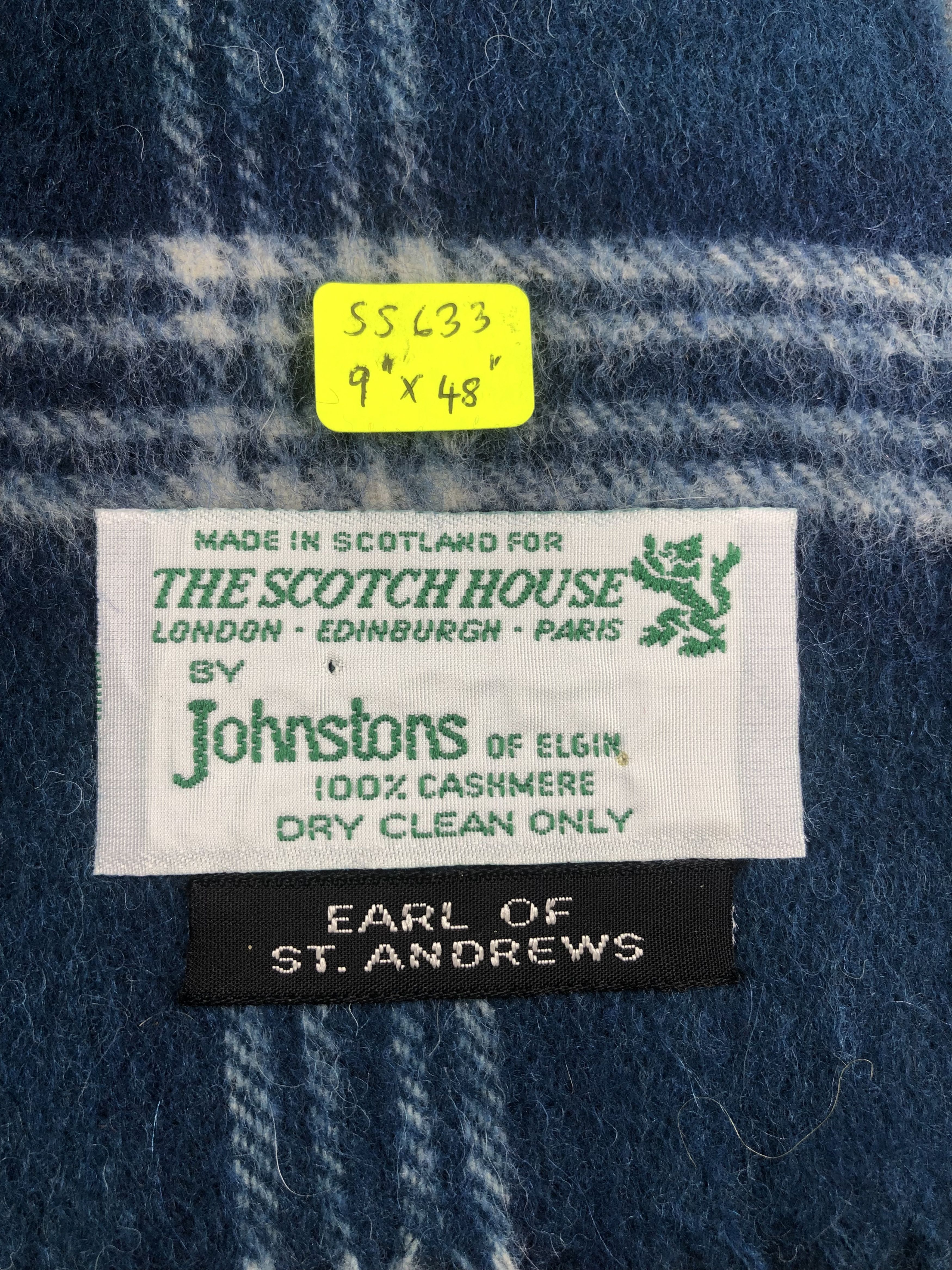 Johnstons Of Elgin Johnstons Of Elgin Cashmere Scarf / Muffler / Neckwear Size ONE SIZE - 4 Thumbnail