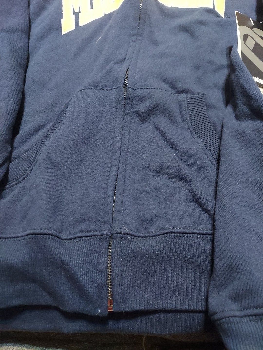 Colosseum Athletics NWT Womens Colosseum University Of Michigan Zip Hoodie NCAA Size L / US 10 / IT 46 - 5 Thumbnail