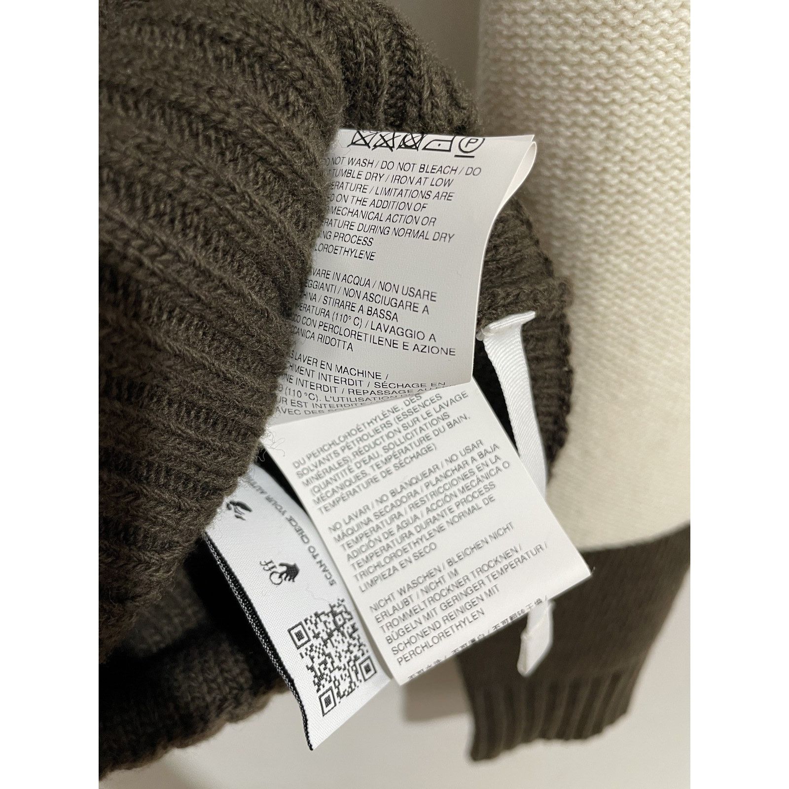 Off-White OFF-WHITE COLOR BLOCK INTARSIA SWEATER SIZE MEDIUM PREOWNED Size US M / EU 48-50 / 2 - 5 Thumbnail