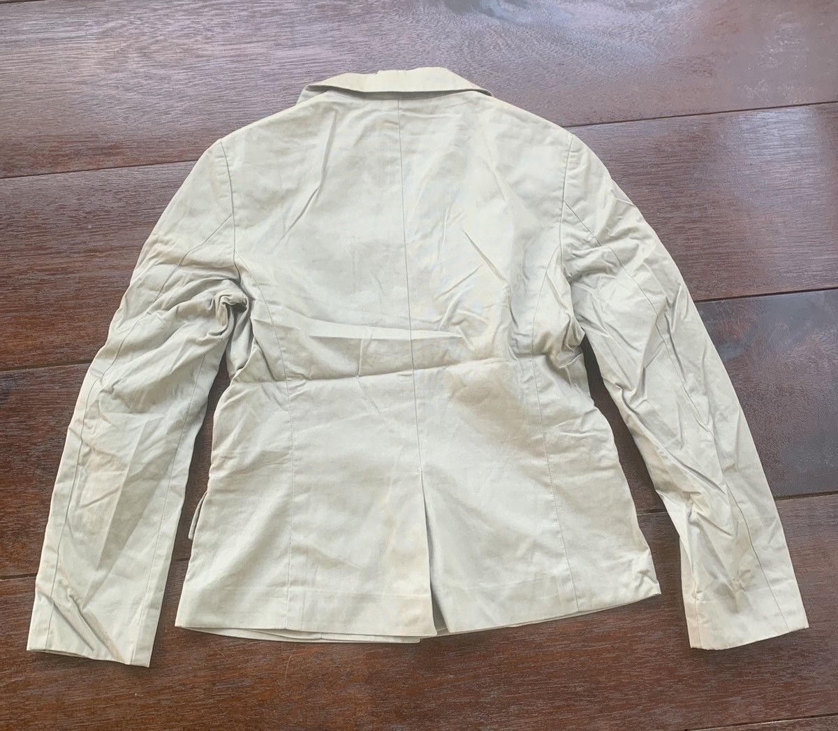 Jil Sander Jil Sander khaki blend blazers Size XS / US 0-2 / IT 36-38 - 2 Thumbnail