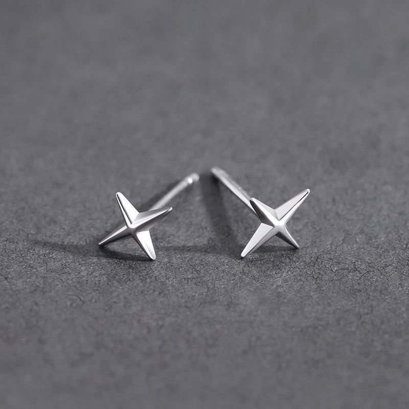 Jewelry Dark Earrings One Pairs Chrome Jewelry Size ONE SIZE - 6 Thumbnail