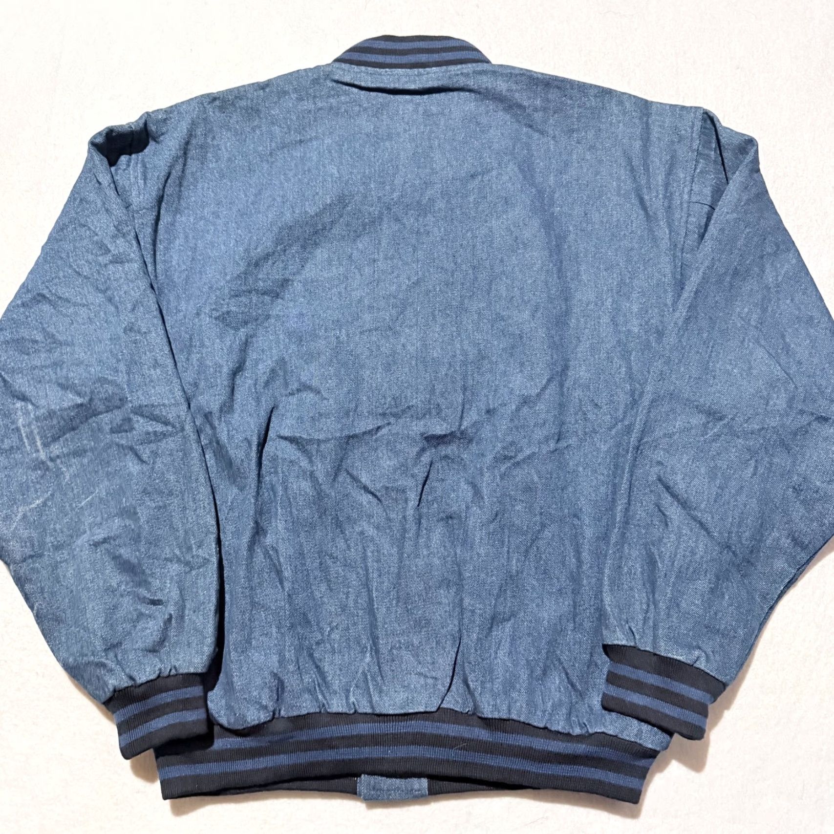 Vintage VINTAGE Hilton Active Apparel Bomber Jacket Men Blue Plaid Lined Snap Small Size US S / EU 44-46 / 1 - 2 Thumbnail
