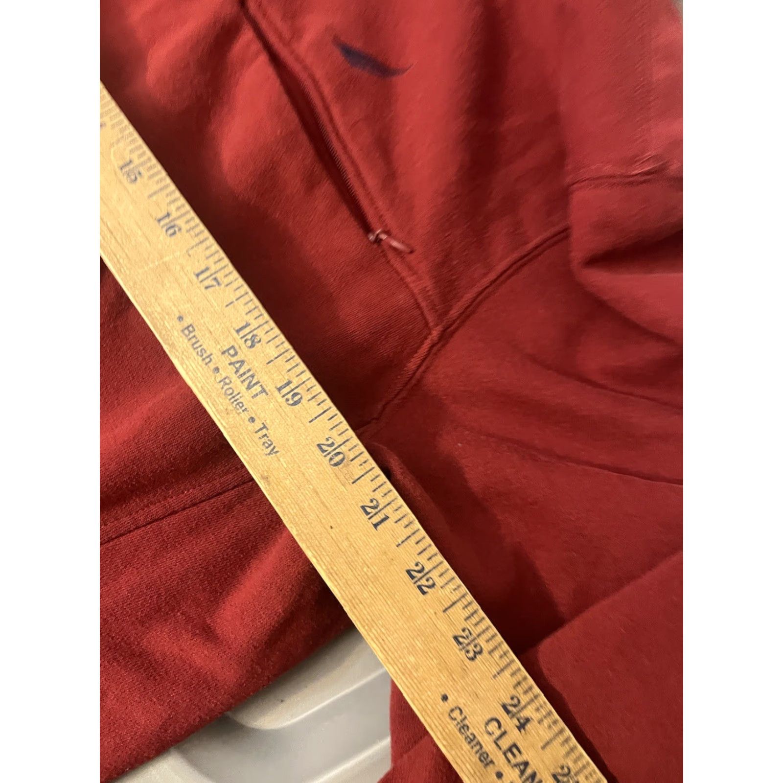 Nautica Nautica Sweater Mens XL Red Solid 1/4 Zip Pullover Pima Cotton Blend Size US XL / EU 56 / 4 - 5 Thumbnail