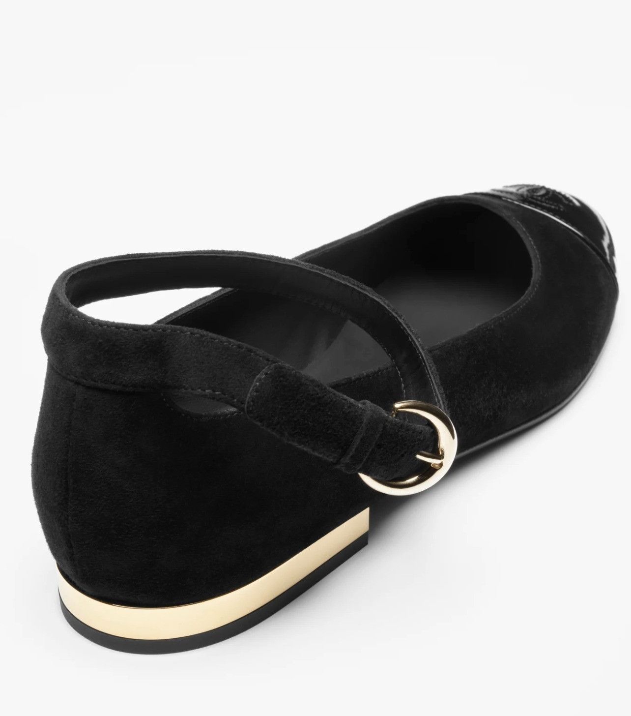 Chanel 24K Patent CC Mary Jane Ankle Strap Ballerina Ballet Flat 40 Size US 10 / IT 40 - 18 Thumbnail