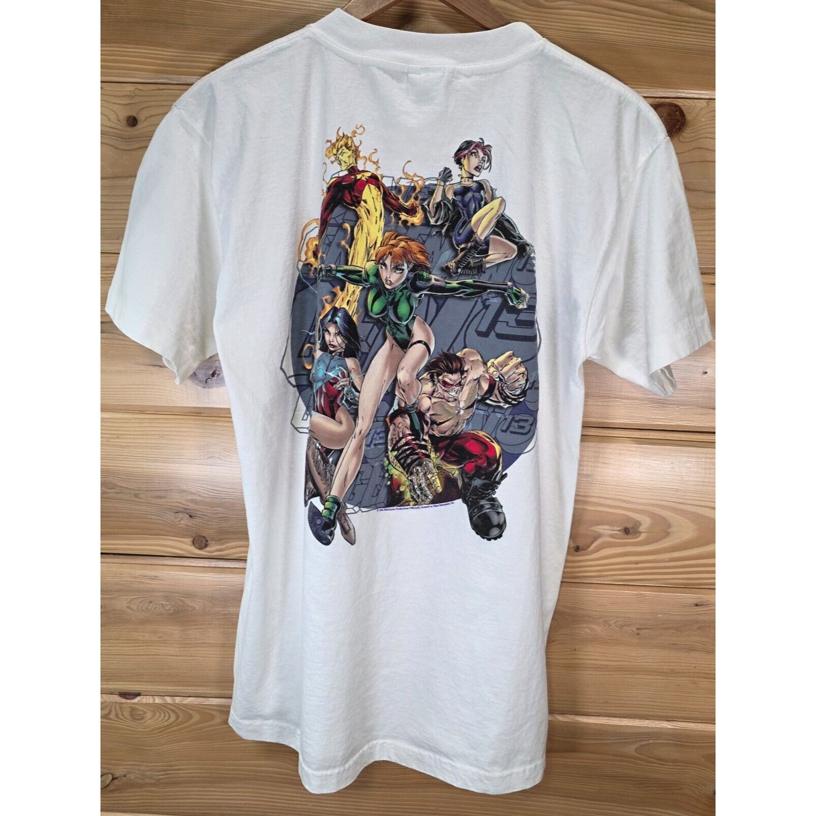 VTG GEN 13 WildStorm Comics DC Superhero T Shirt Men L 90s