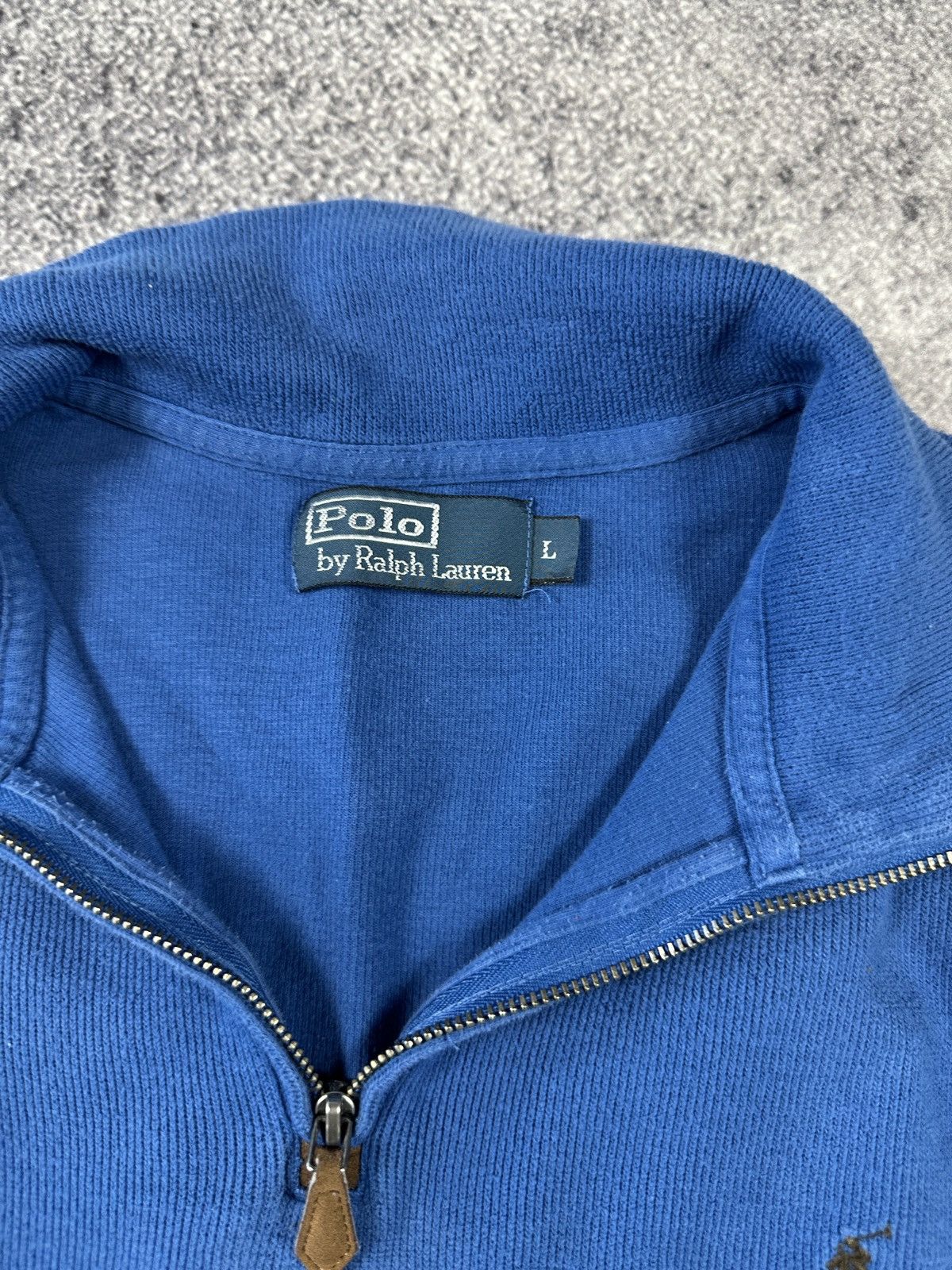 Polo Ralph Lauren Vintage Polo Ralph Lauren 1/3 Knitwear Sweater Streetwear Size US L / EU 52-54 / 3 - 3 Thumbnail