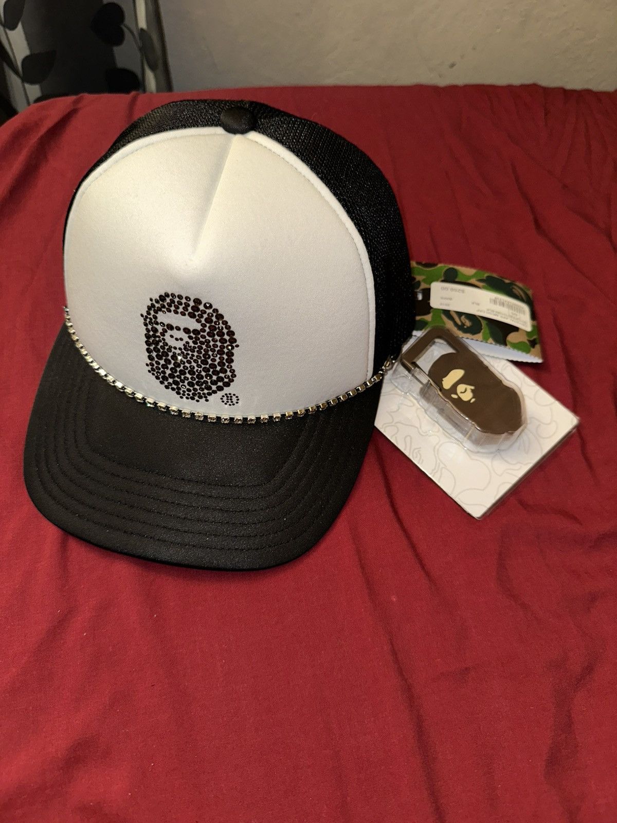 Bape × Swarovski Bape x swarovsky hat Size ONE SIZE - 1 Thumbnail