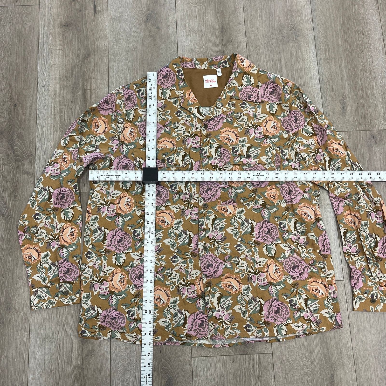 H&M H&M JOHN BOYEGA FLORAL PRINT JACKET COAT SIZE XL B19 Size US XL / EU 56 / 4 - 4 Thumbnail
