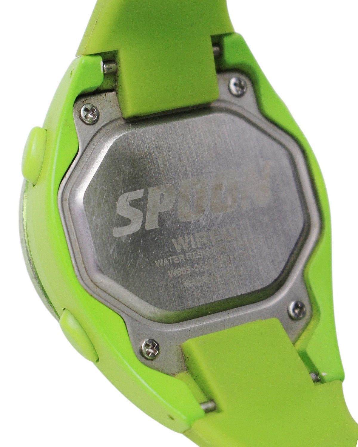2000S WIRED SPOON BY SEIKO NEON GREEN DIGITAL WATCH