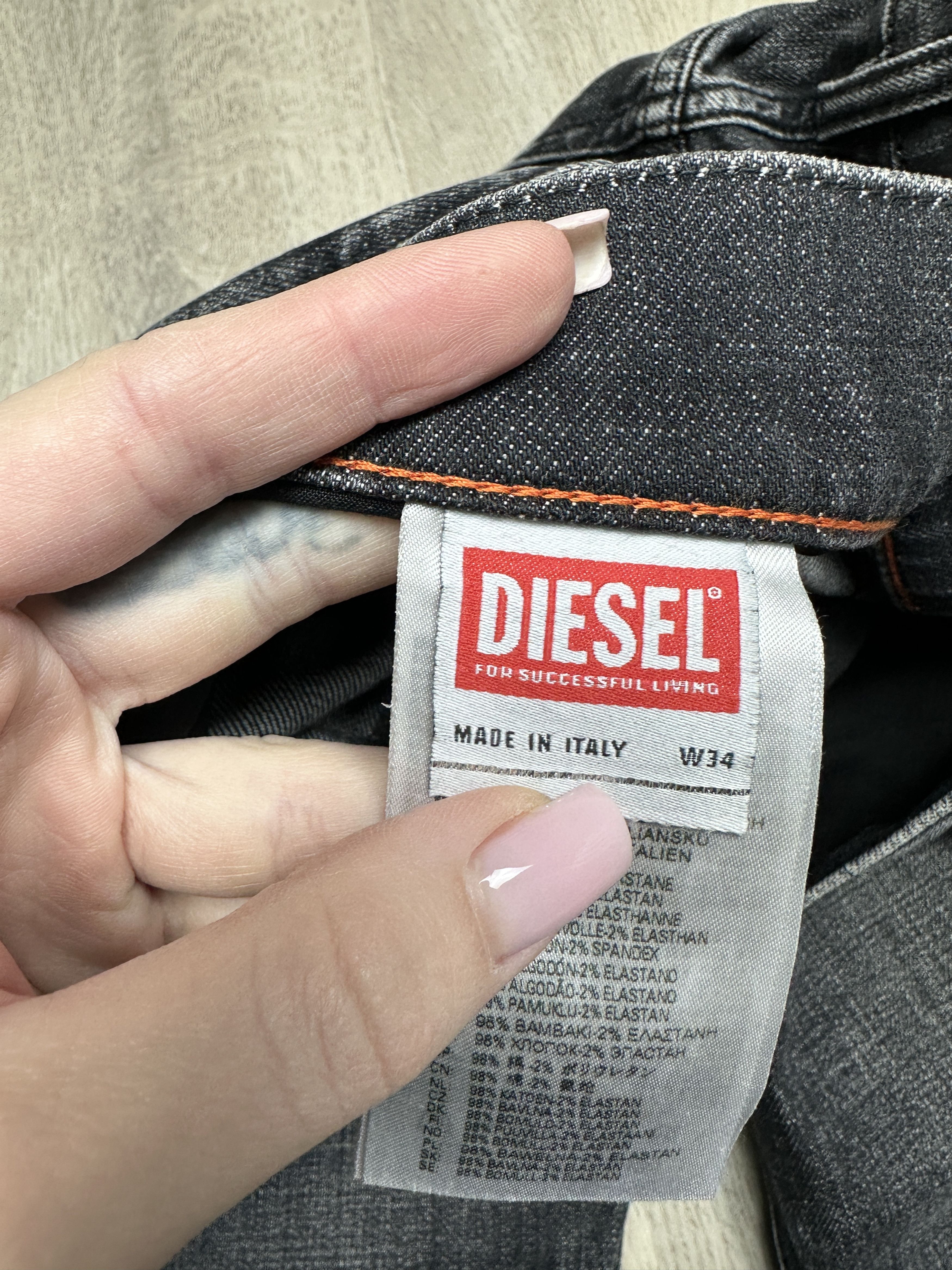 Diesel Diesel Mens Denim Pants Jeans Size US 34 / EU 50 - 6 Thumbnail
