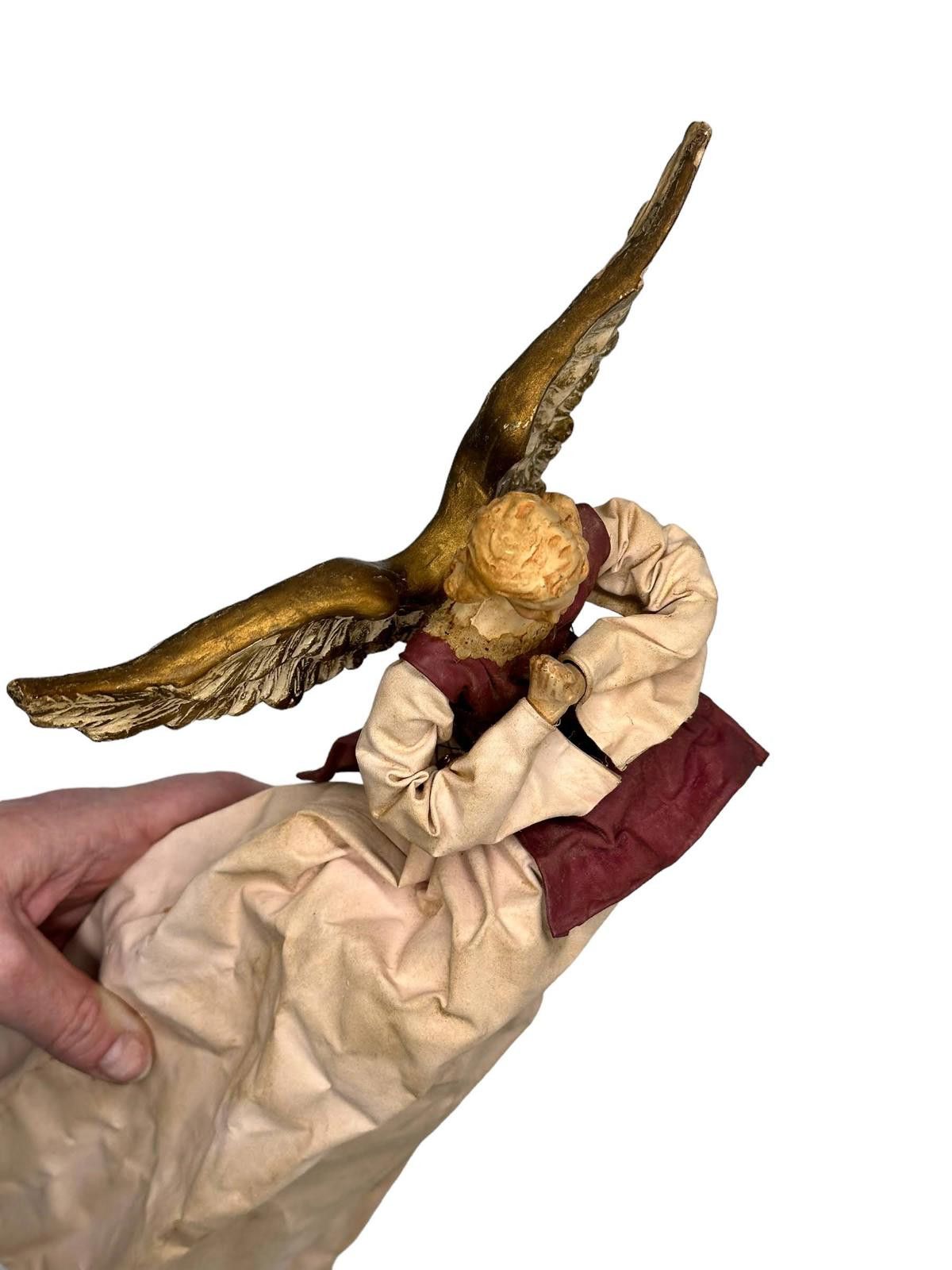 Other Angel Christmas Tree Topper Golden Wings and Praying Hands Size ONE SIZE - 10 Thumbnail