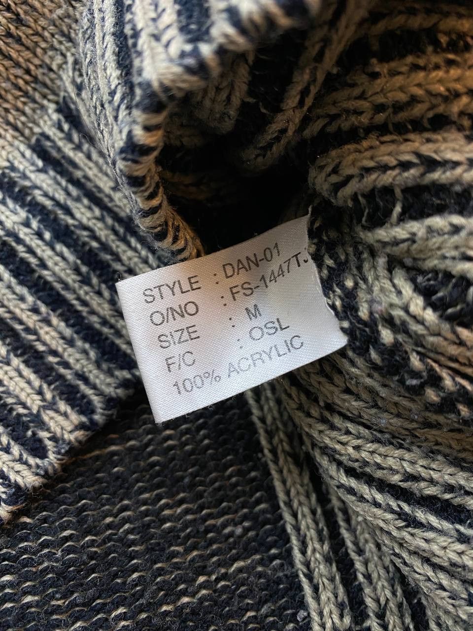 Japanese Brand Y2K Diesel style Knit Faded Ribbed Striped Vintage Sweater Size US M / EU 48-50 / 2 - 9 Thumbnail