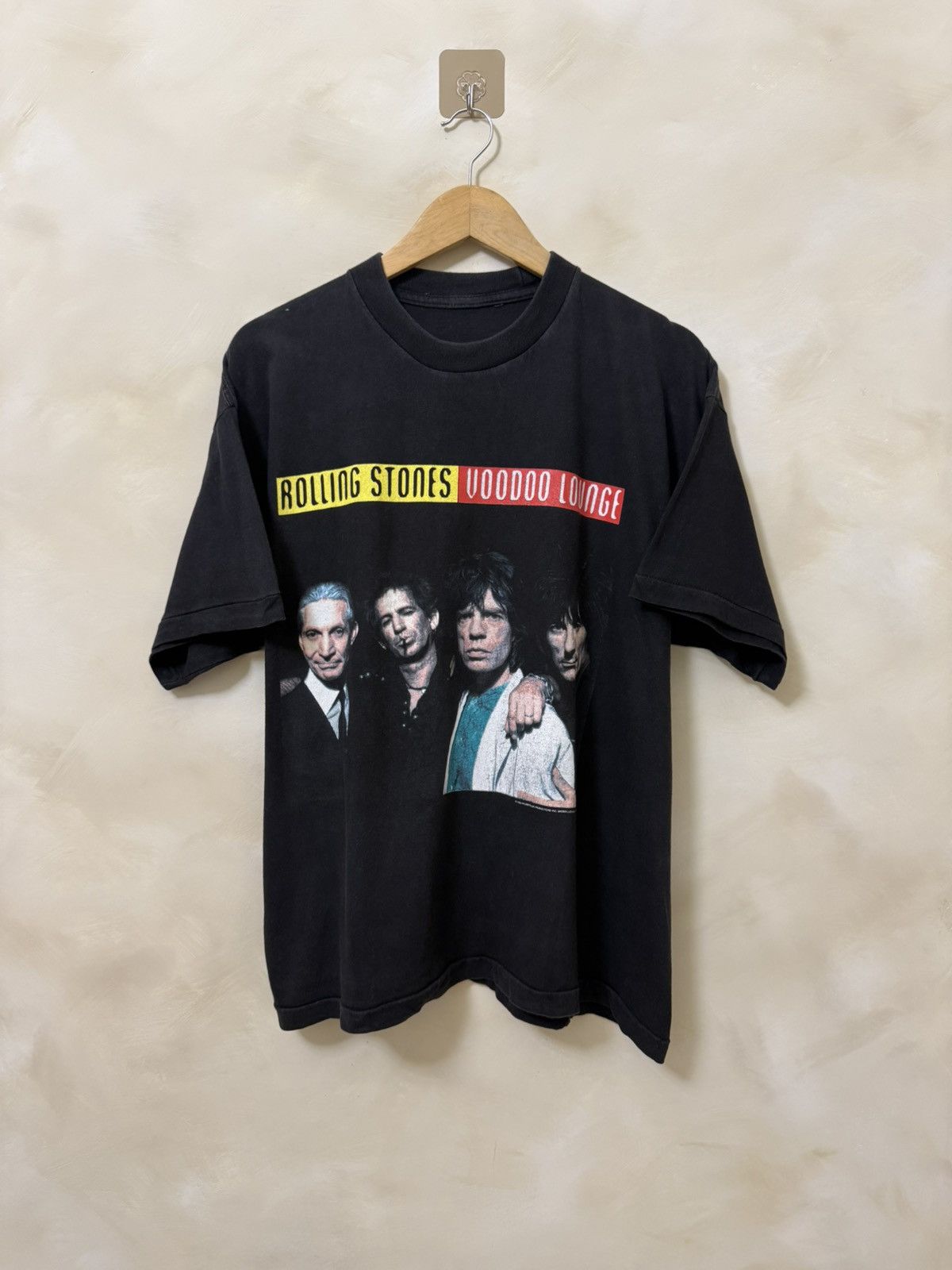 Band Tees 1994-1995 The Rolling Stones Voodoo Lounge World Tour Tshirt Size US L / EU 52-54 / 3 - 1 Thumbnail
