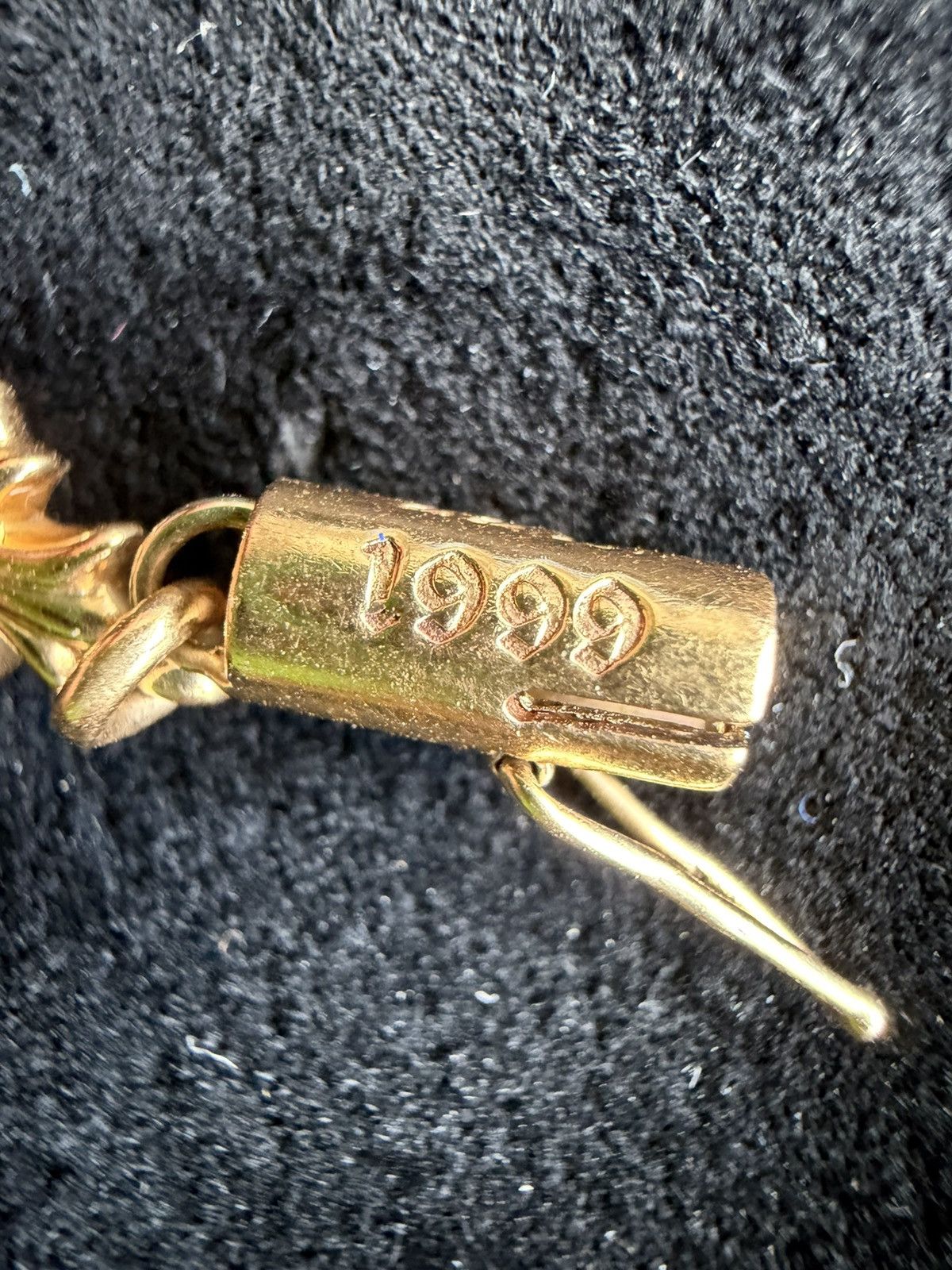 Chrome Hearts Chrome Hearts 22K gold Tiny e Bracelet 7.5 Inch Size ONE SIZE - 3 Thumbnail