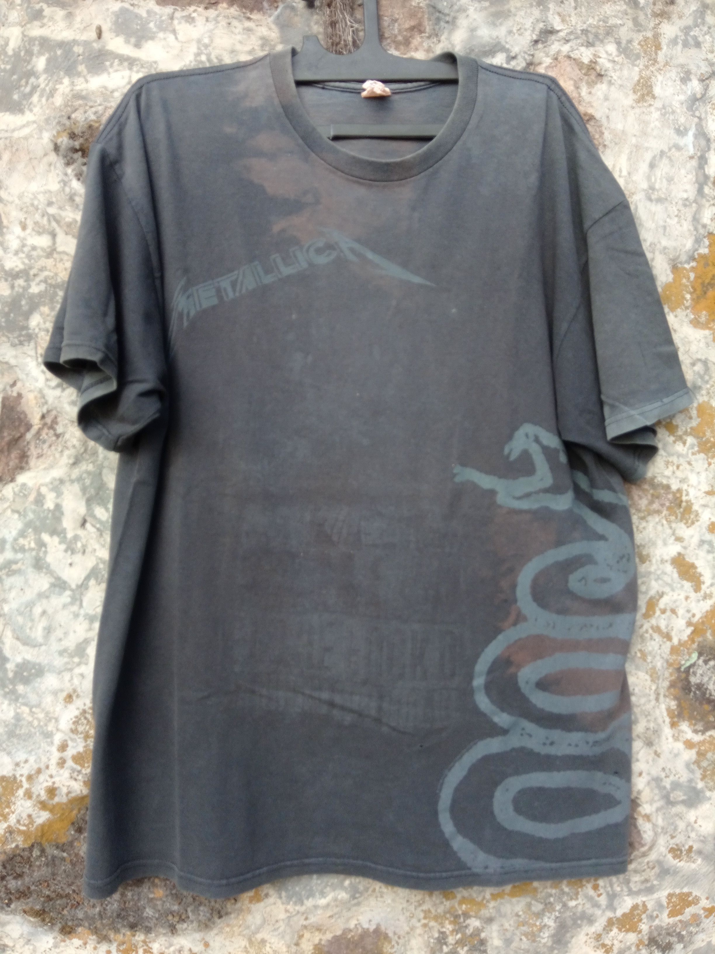 Band Tees × Metallica × Vintage Vintage METALLICA the black album Size US L / EU 52-54 / 3 - 1 Thumbnail