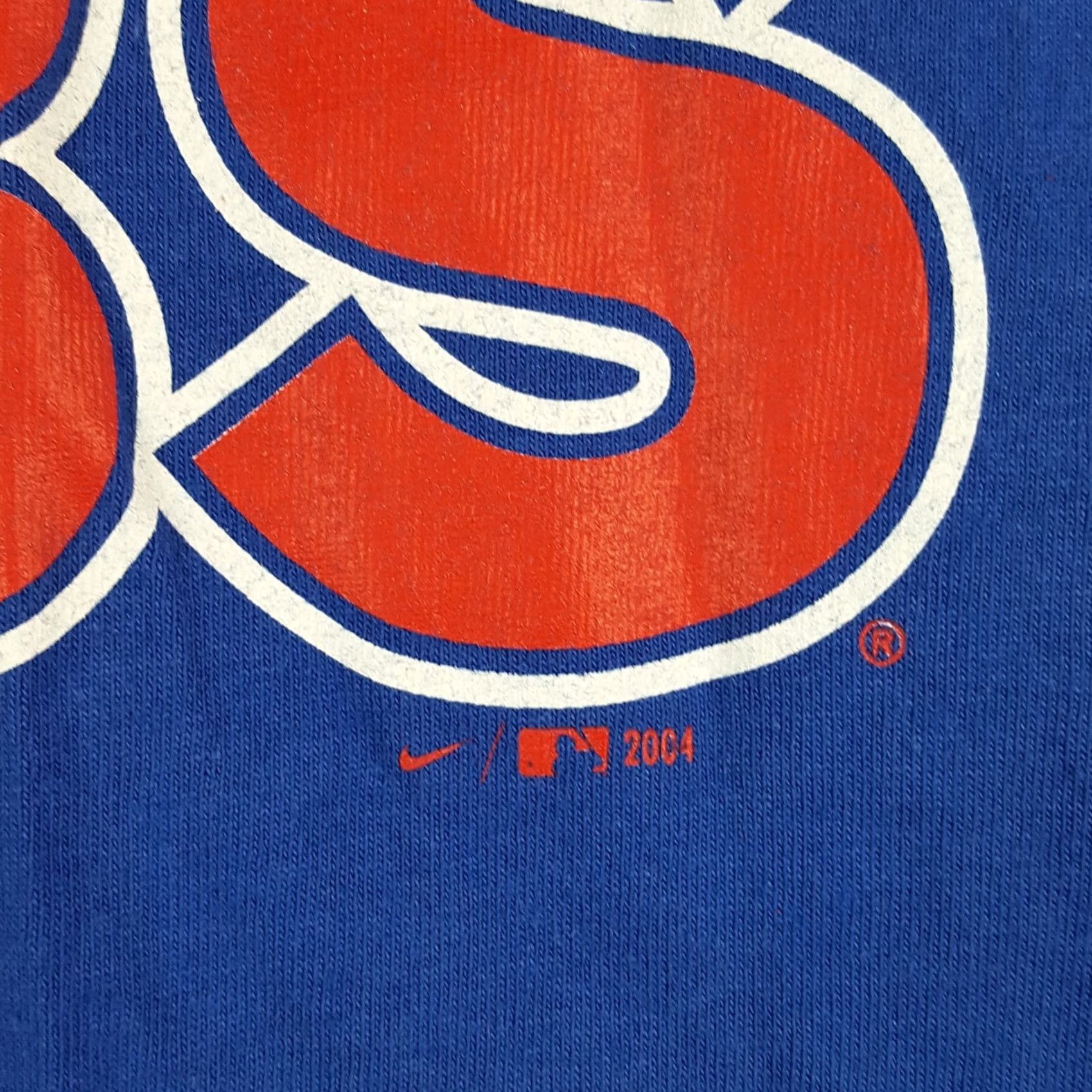 Nike VINTAGE Nike Cubs Men's T-Shirt 2XL Blue Swoosh Logo MLB Baseball Short Sleeve Crew Neck Size US XXL / EU 58 / 5 - 4 Thumbnail