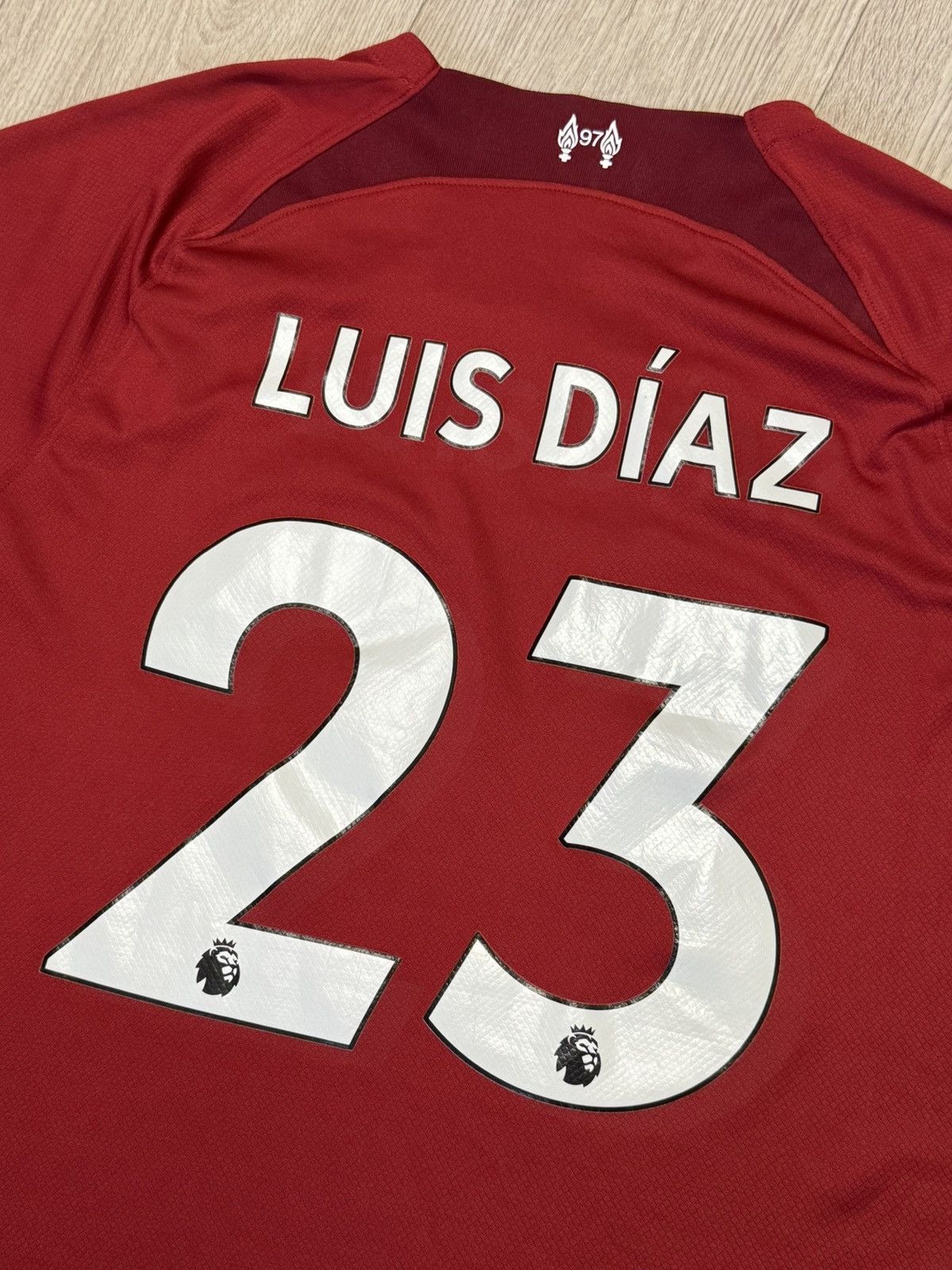 Nike 🔷Nike Liverpool 2022/23 Luis Diaz #23 Soccer jersey🔷 Size US L / EU 52-54 / 3 - 11 Thumbnail