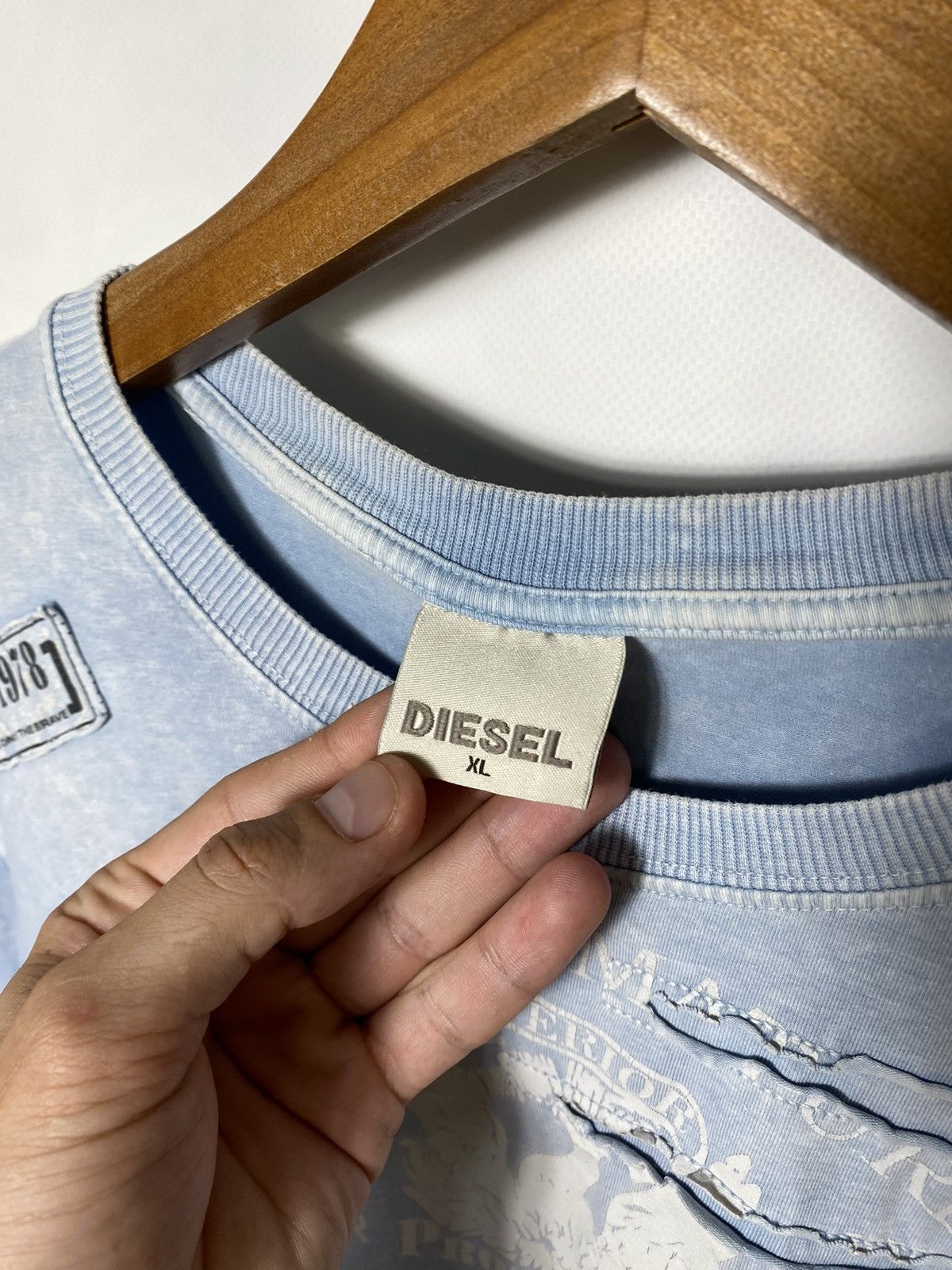 Diesel Vintage Diesel Big Logo Y2k T-shirt Tee Size US M / EU 48-50 / 2 - 9 Thumbnail