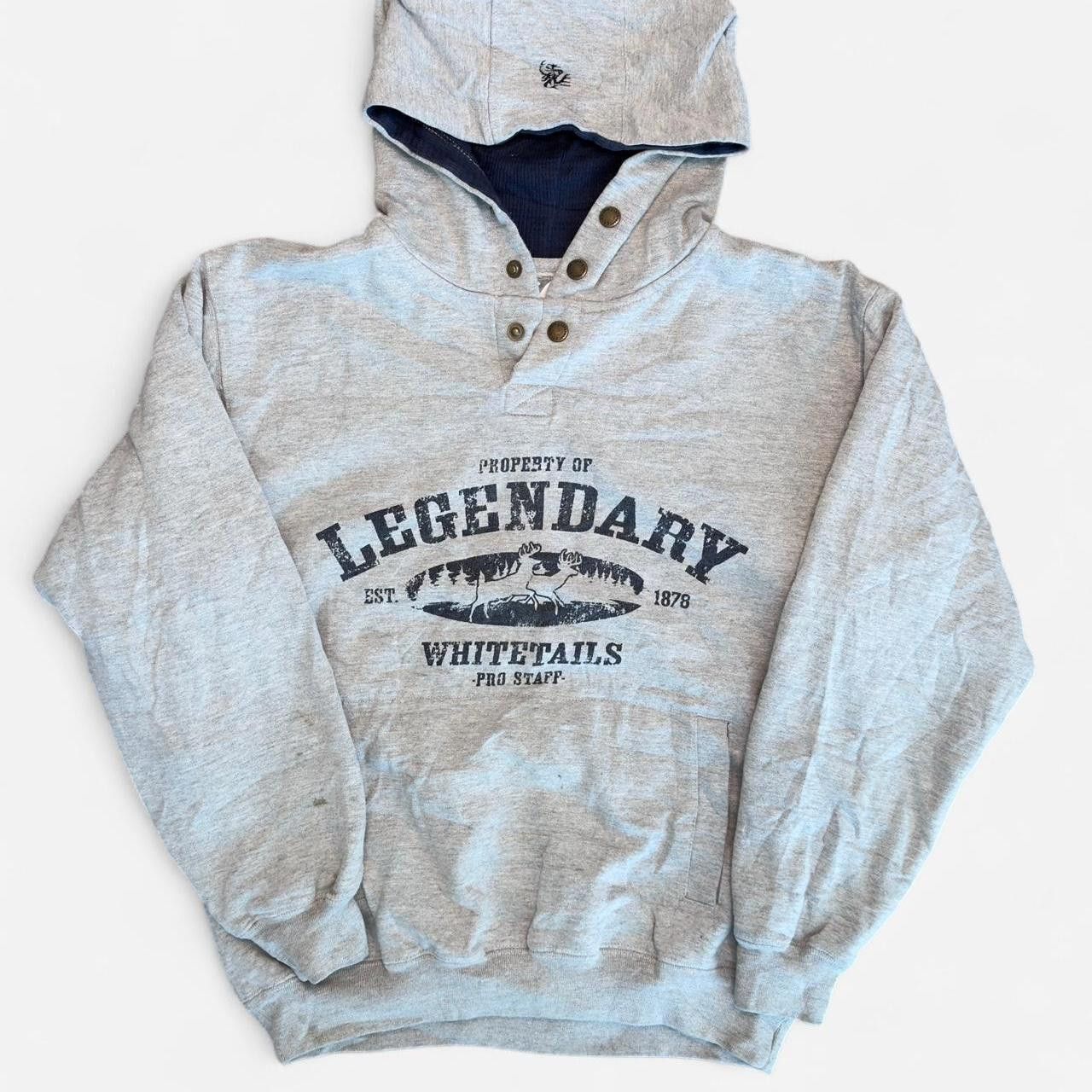 Other Legendary Whitetails Men's grey Hoodies Size US 27 - 1 Thumbnail