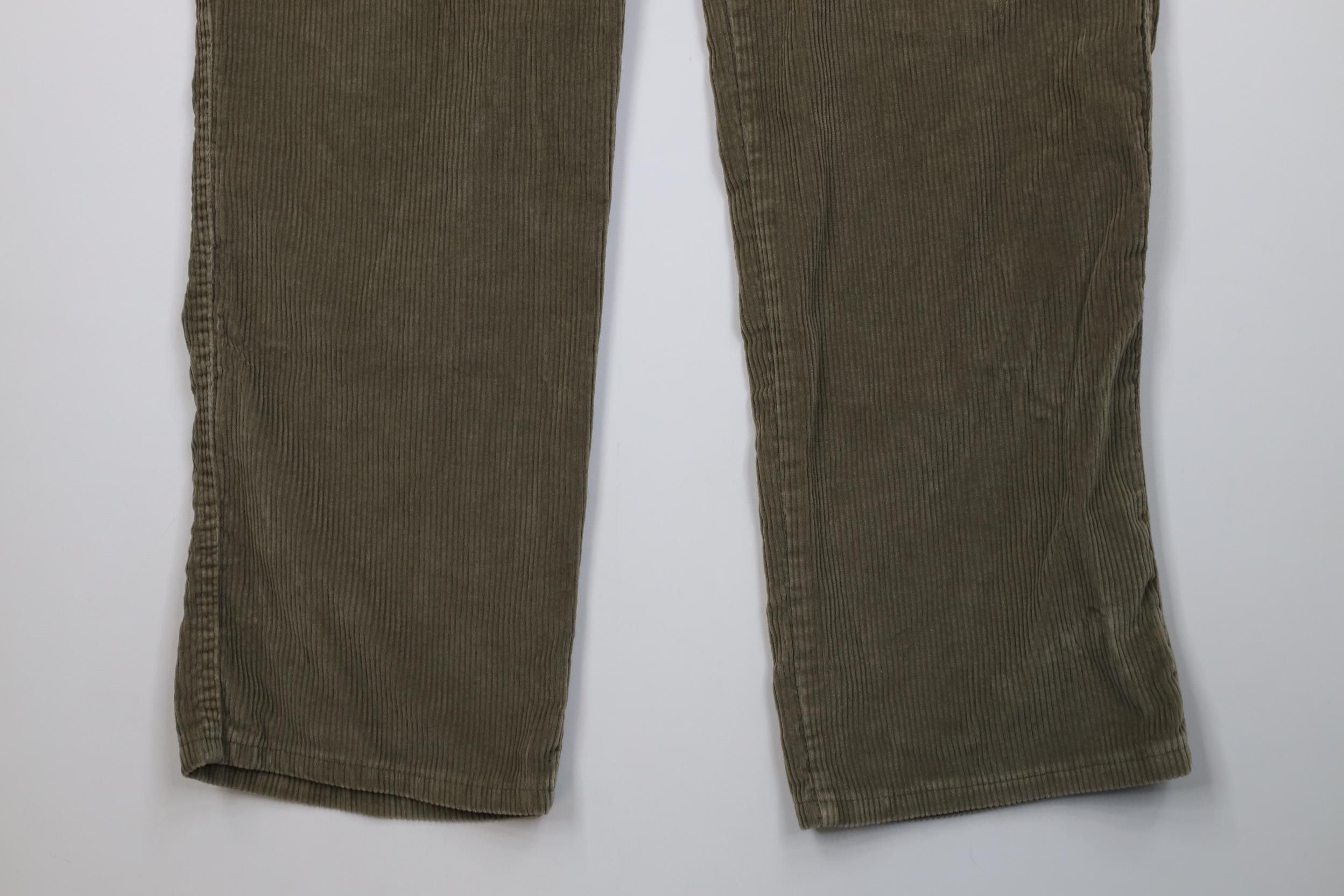 Lands' End Vintage 90s Lands End Utility Corduroy Wide Leg Pants USA Size US 38 / EU 54 - 4 Thumbnail