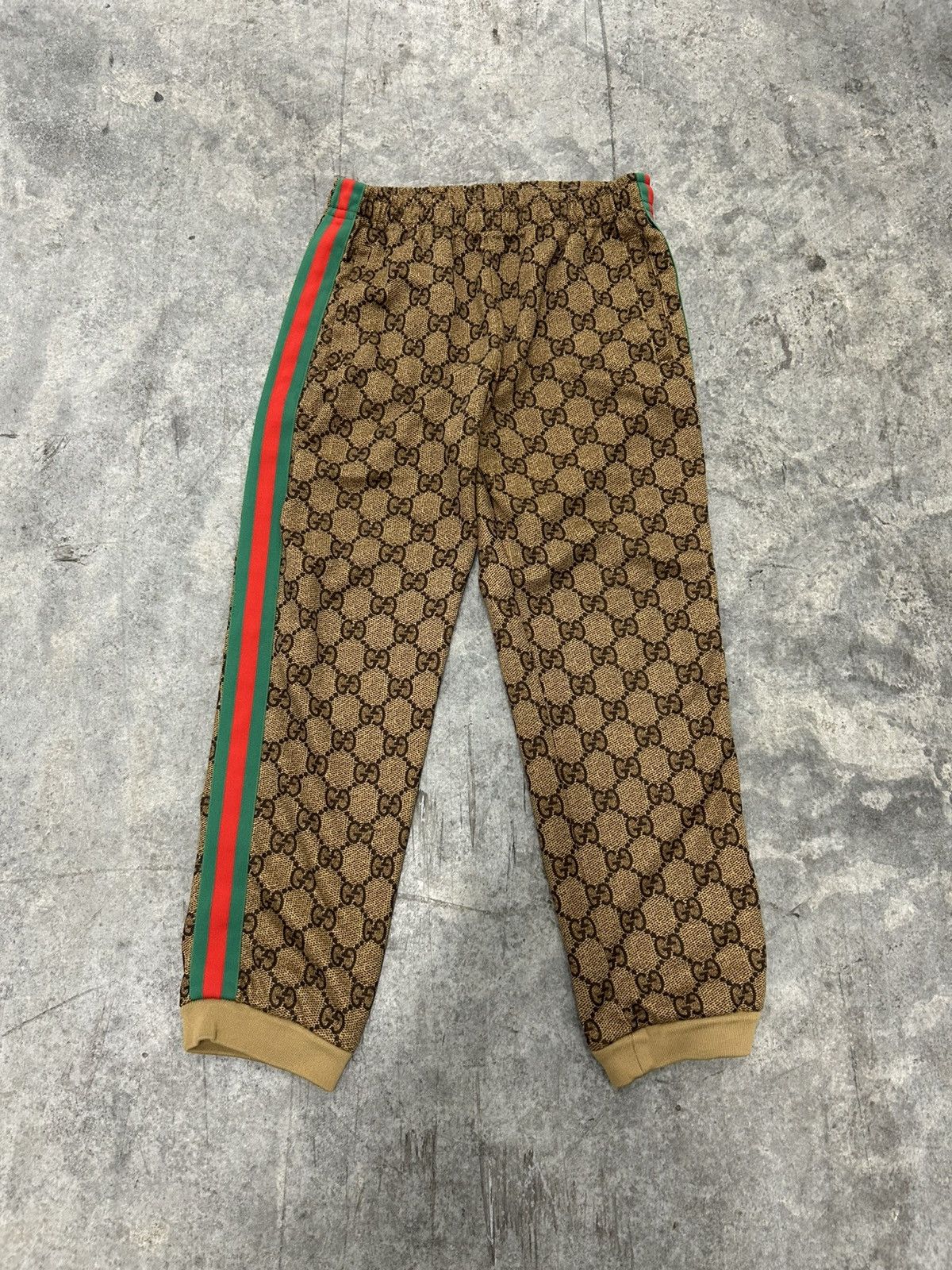 Gucci Gucci monogram stripe sweatpants uniform Size US 32 / EU 48 - 1 Thumbnail