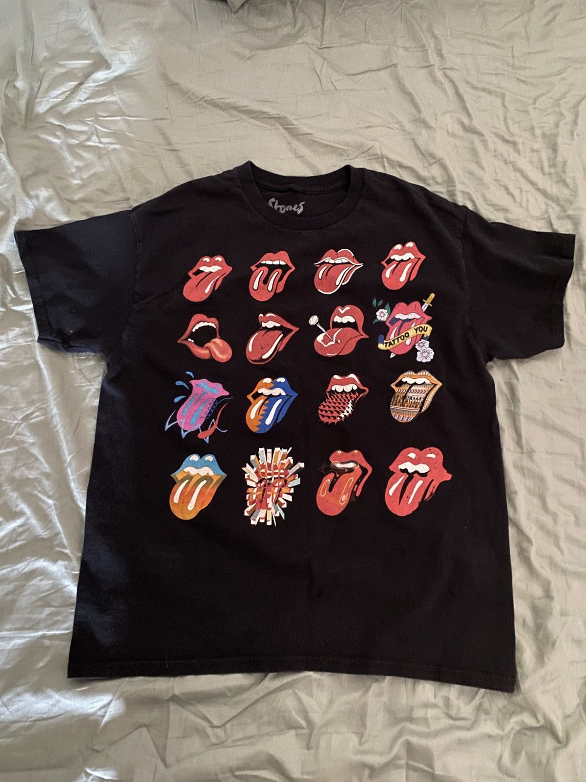 The Rolling Stones Black Rolling Stones Tee Size US L / EU 52-54 / 3 - 1 Thumbnail