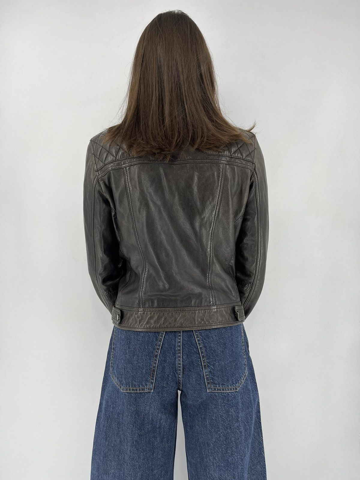 Allsaints Allsaints Leather Motorcycle Jacket Distressed original USA6 Size M / US 6-8 / IT 42-44 - 11 Thumbnail