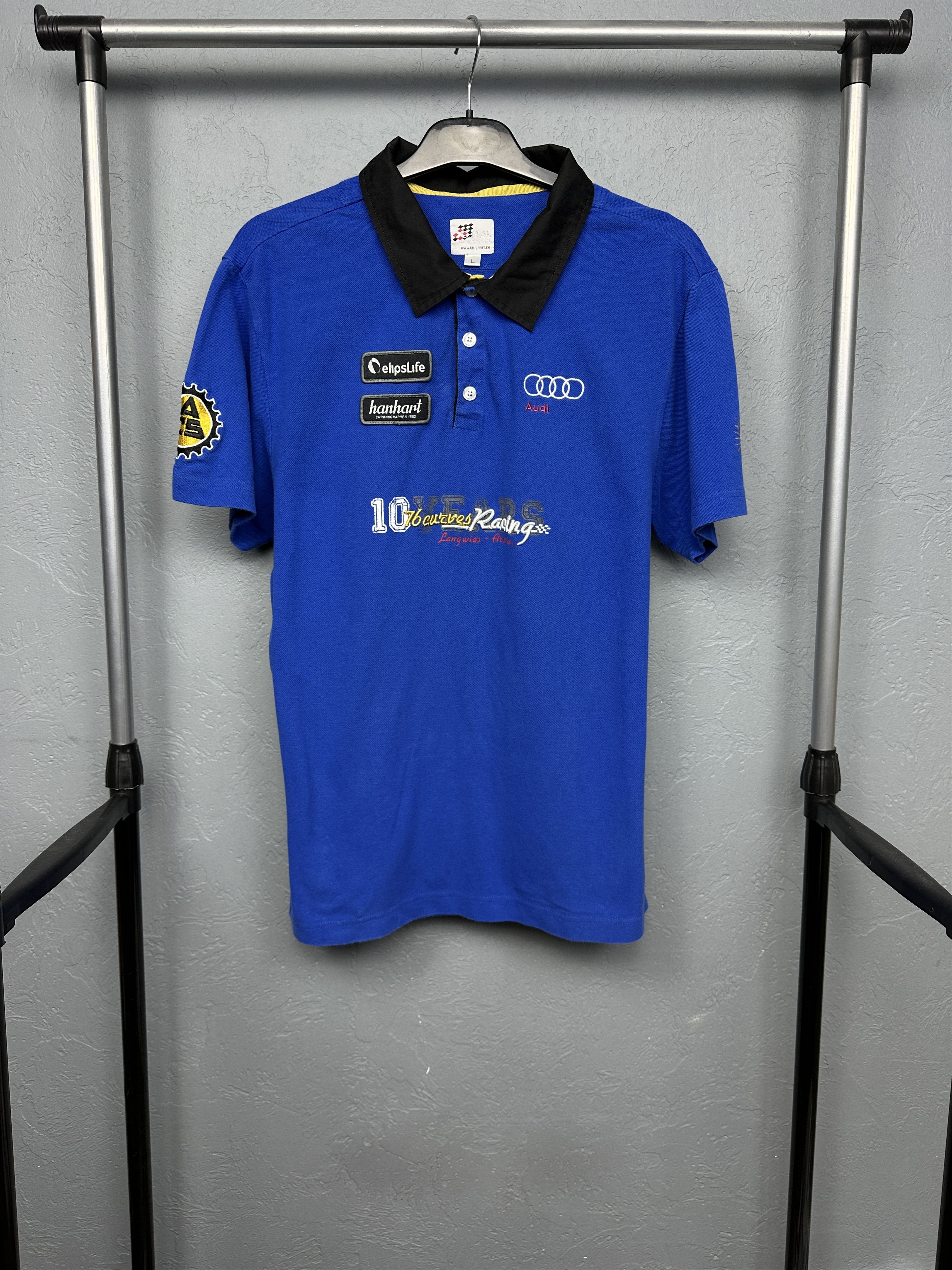 Audi Audi Racing Team Vintage Mens Polo Shirt Size US L / EU 52-54 / 3 - 1 Thumbnail
