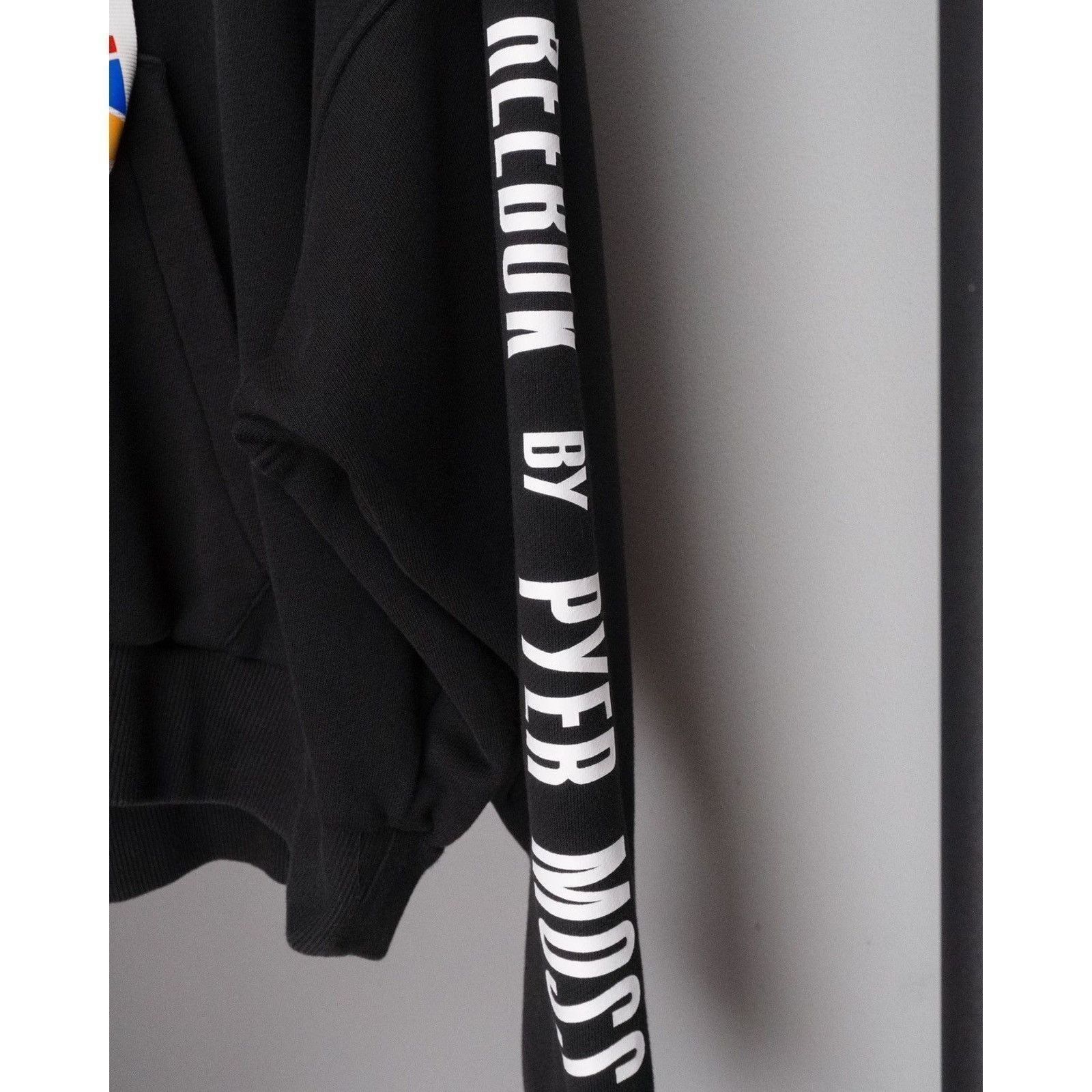 Pyer Moss × Reebok Reebok pyer moss limited oversized black sweatshirt hoodie Size US M / EU 48-50 / 2 - 5 Thumbnail