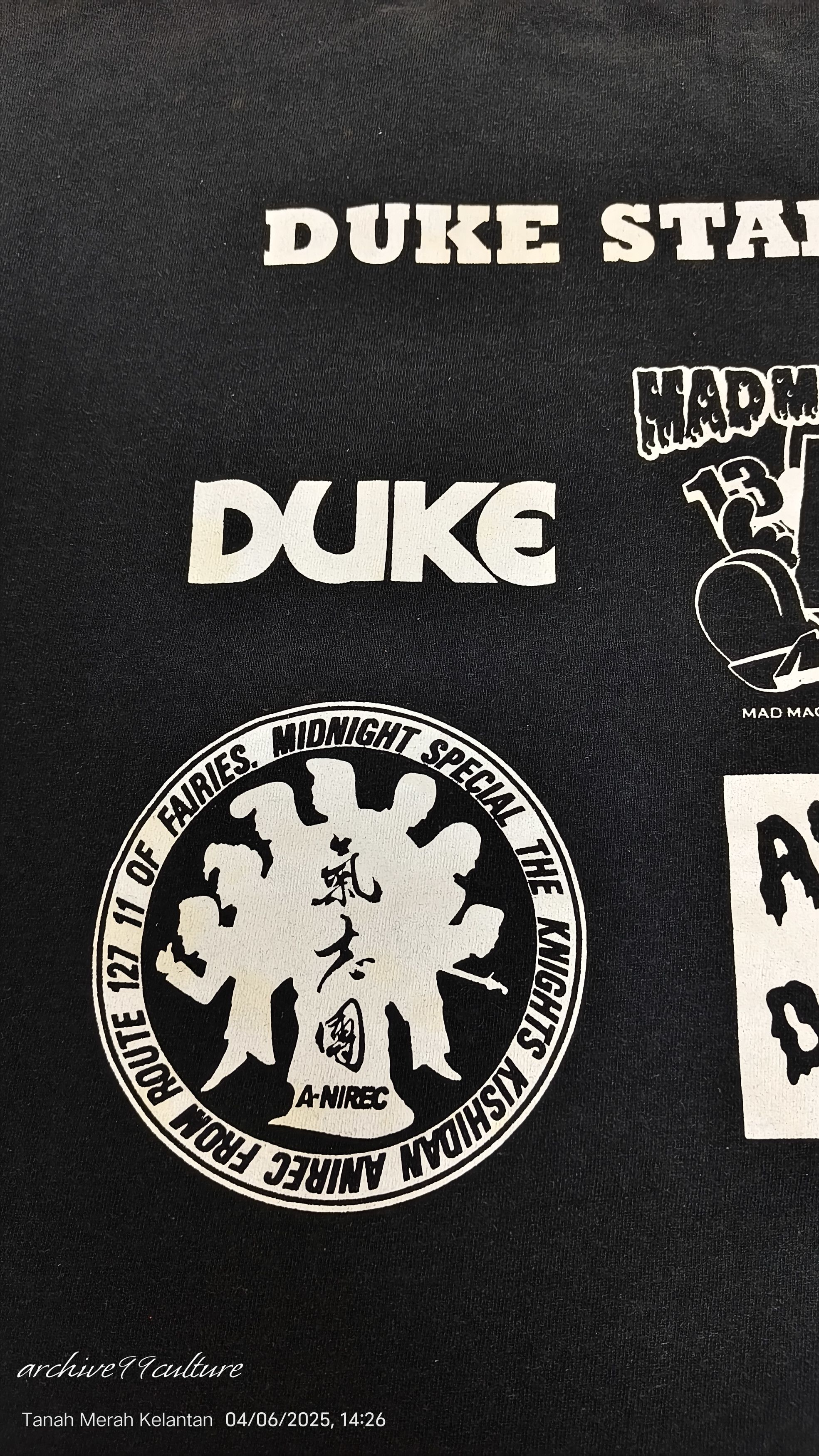 Vintage Duke staff MAD MAGAZINE / A-Ni REC / Aniki of Death tee Size US XXL / EU 58 / 5 - 9 Thumbnail